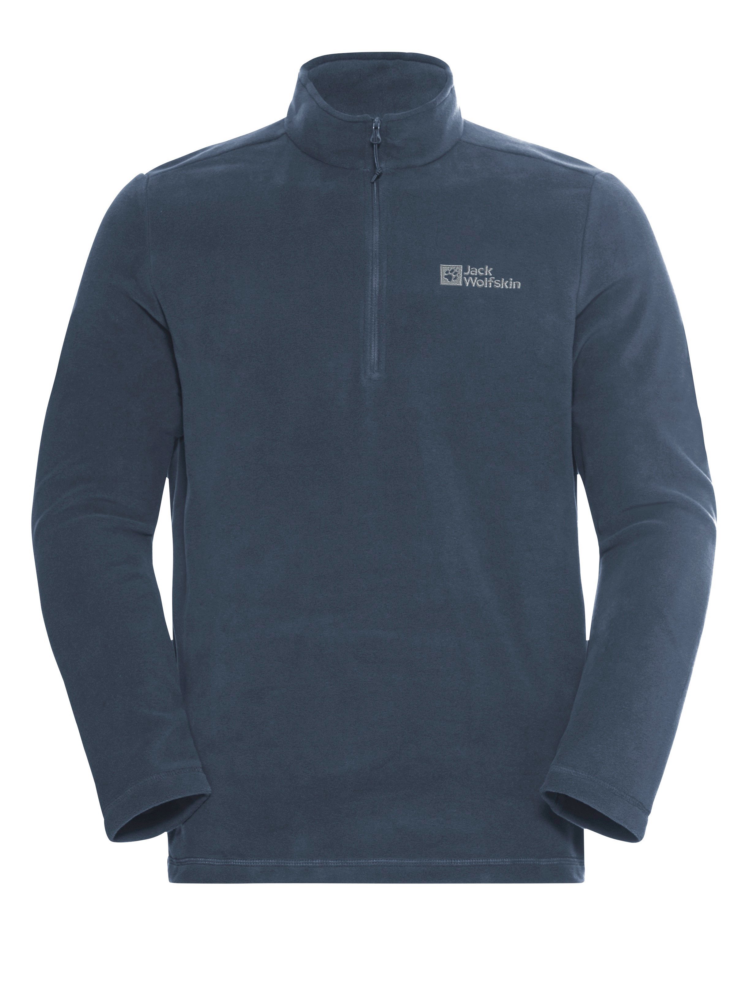 Jack Wolfskin Fleecepullover TAUNUS HZ M hoher Stehkragen, mit halbem Reißverschluss, hüftbedeckende Länge – Bild 4 von 5