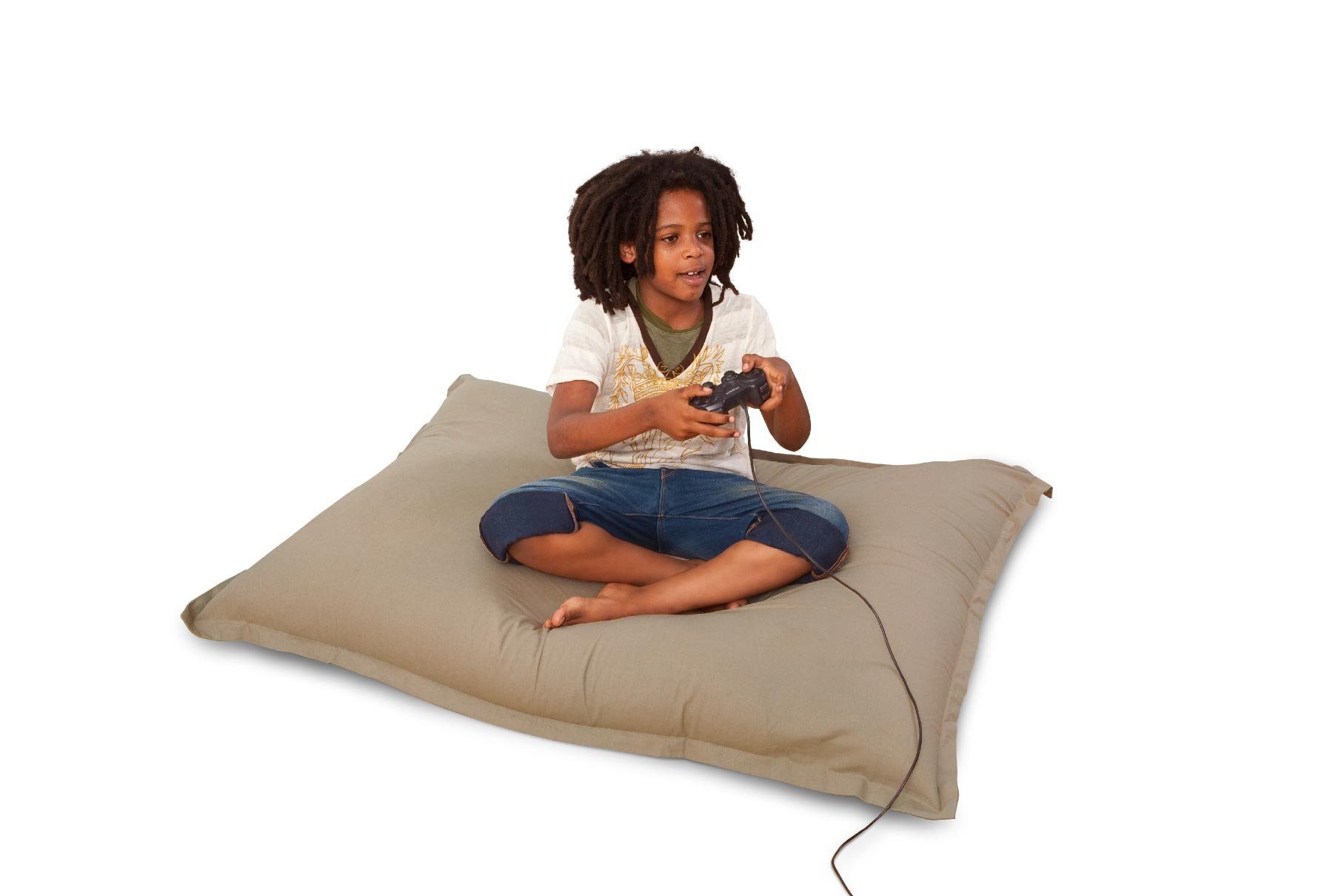 Smoothy Sitzsack SMOOTHY Riesensitzsack XL für Kinder & Erwachsene - Sitzsack Baumwolle (XL 250 Liter, Junior-Sitzkissen Sessel), für Kinder & Erwachsene 140 x 110 cm