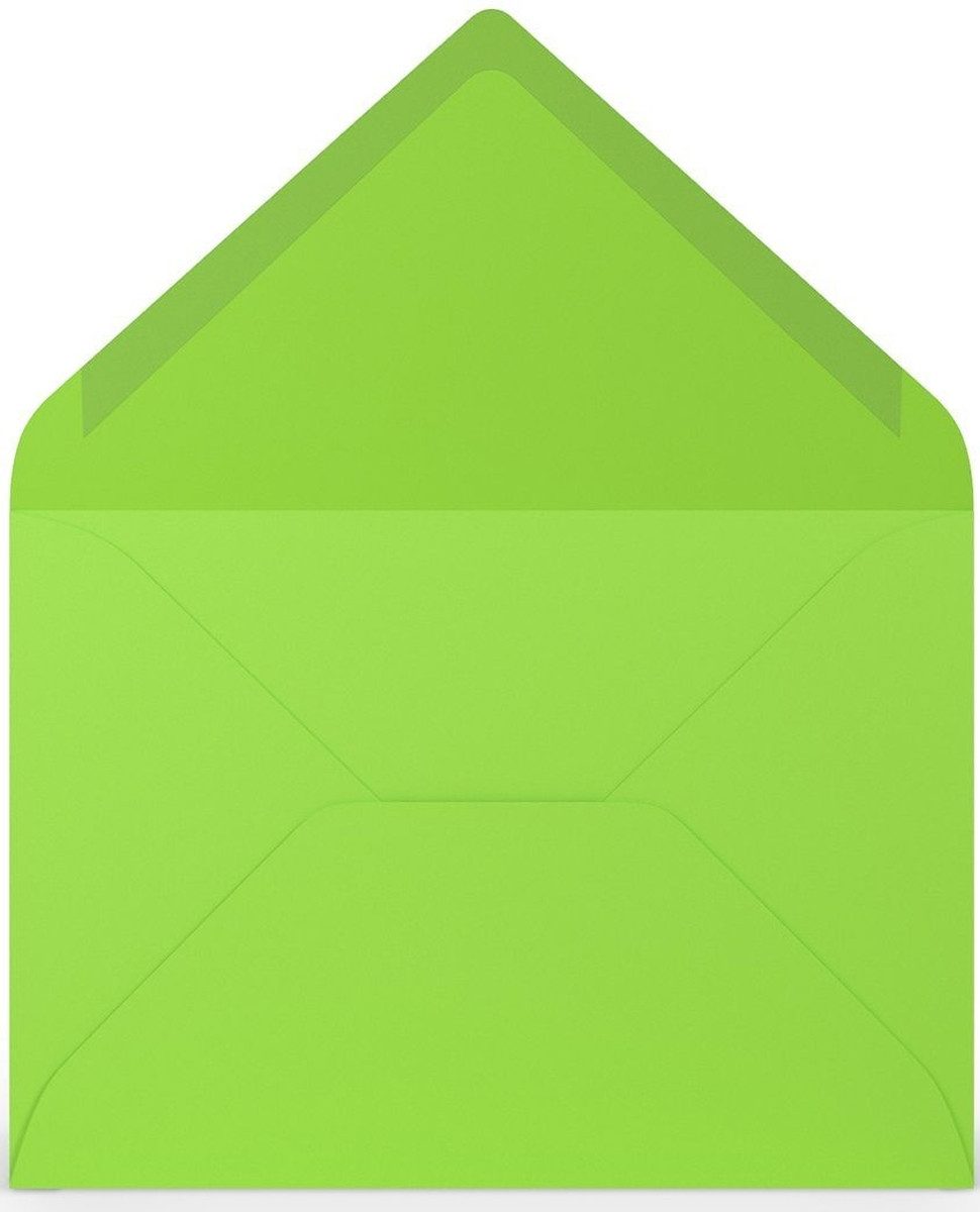 Rössler Briefumschlag Briefumschläge Coloretti VE=5 Stück B6 hellgrün