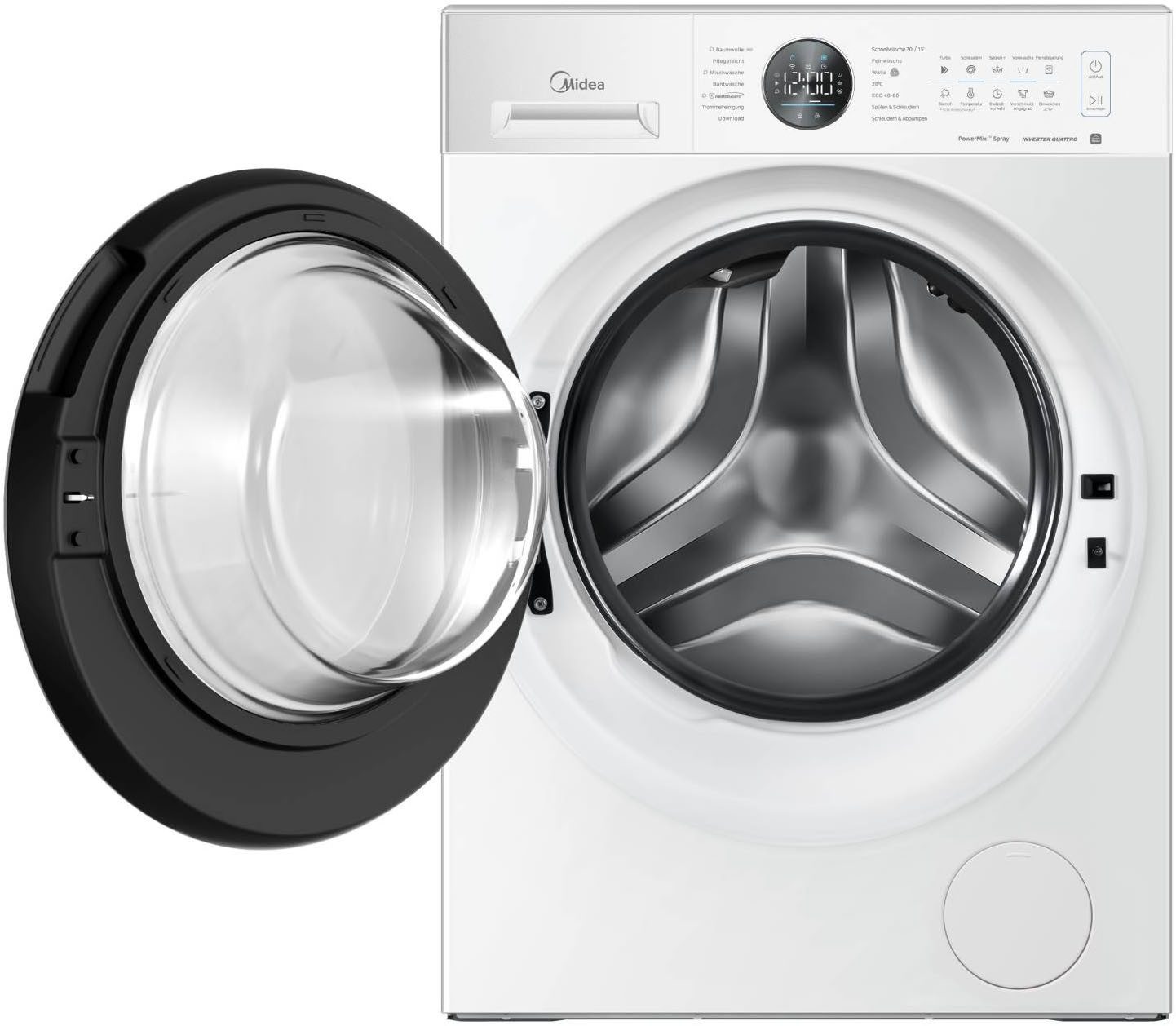 Midea Waschmaschine MF210 MF21EW80WBA20, 8 kg, 1400 U/min