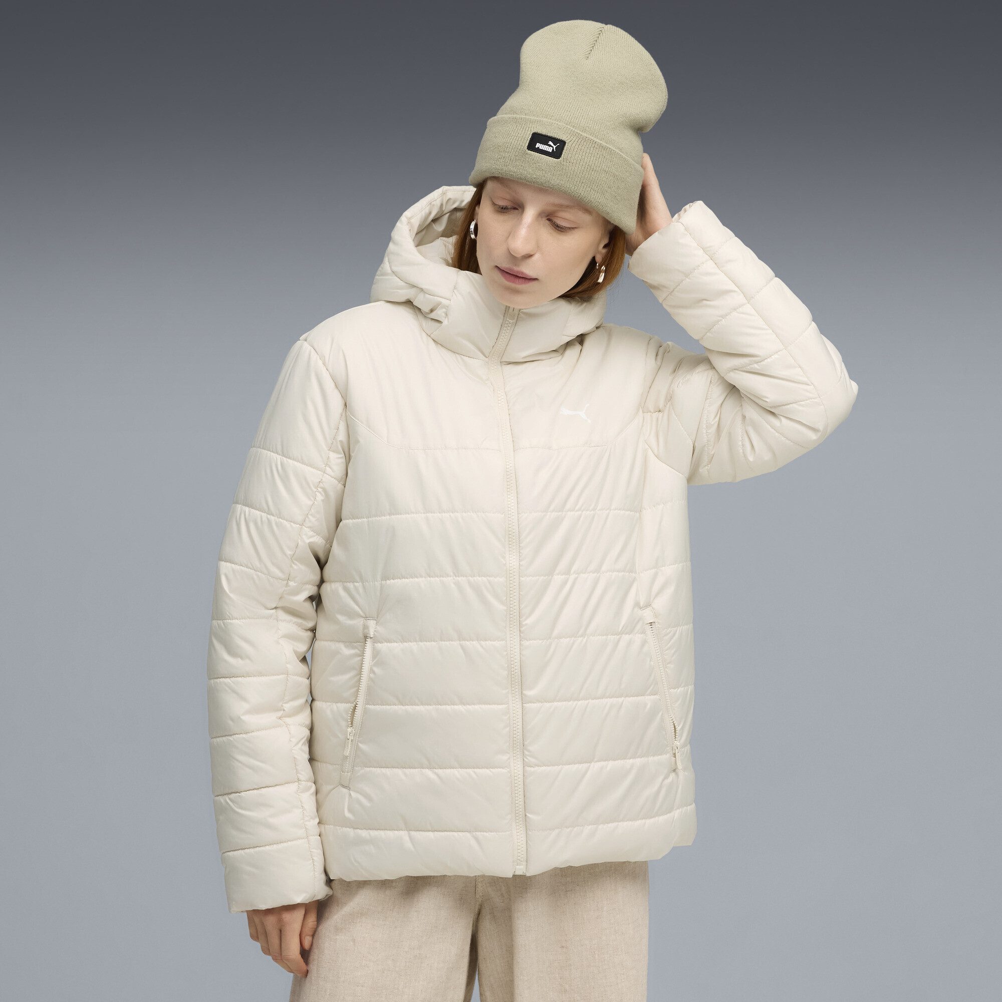 PUMA Winterjacke Essentials Wattierte Kapuzenjacke Damen