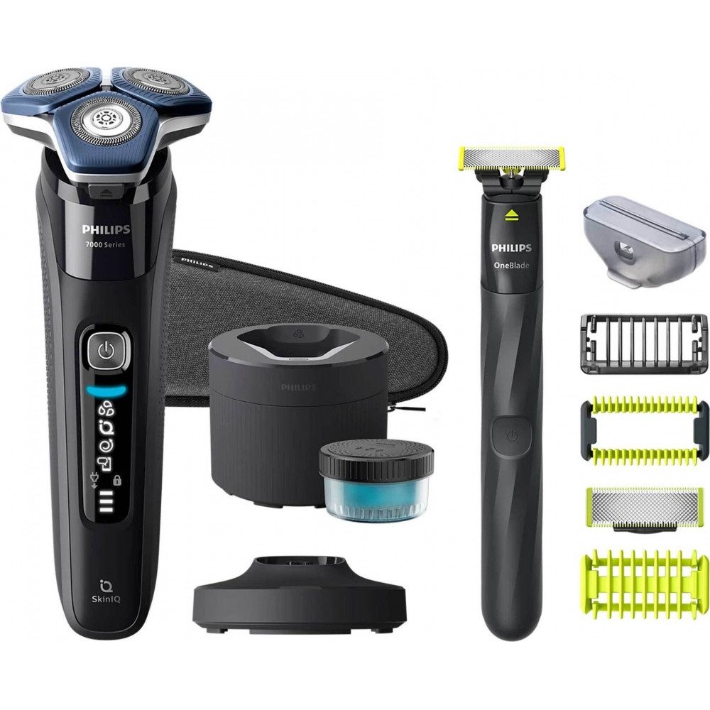 Philips Nassrasierer Philips Series 7000 Wet & Dry Бритвы mit OneBlade., Wet & Dry Anwendung möglich