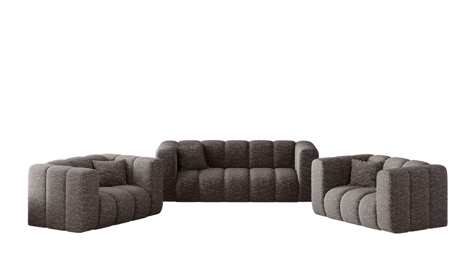 Kaiser Möbel Loungeset Sofagarnitur 2+1+1 Couchgarnitur günstig online kaufen