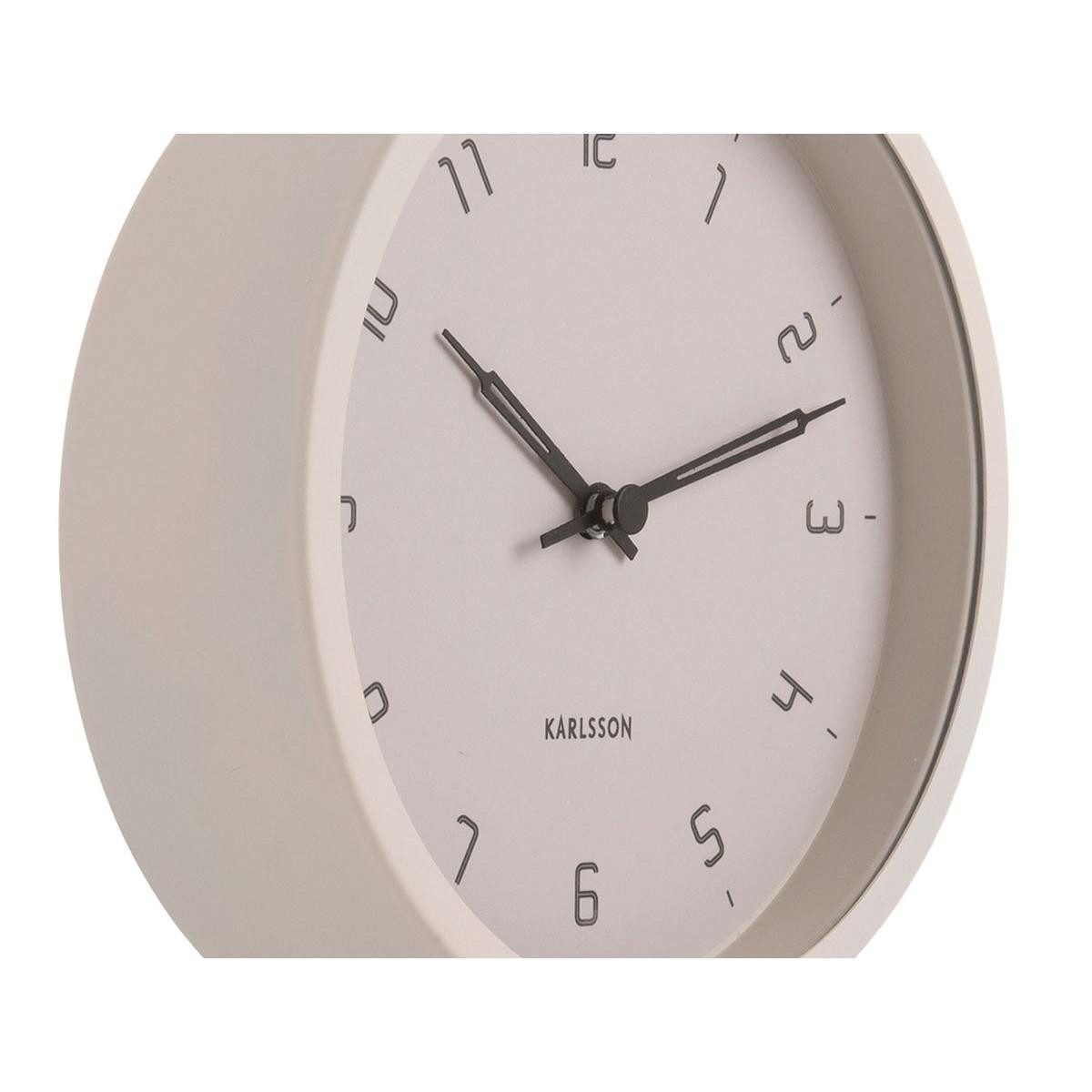 Karlsson Uhr Tischuhr Stark Iron Matt Warm Grey – Bild 4 von 5