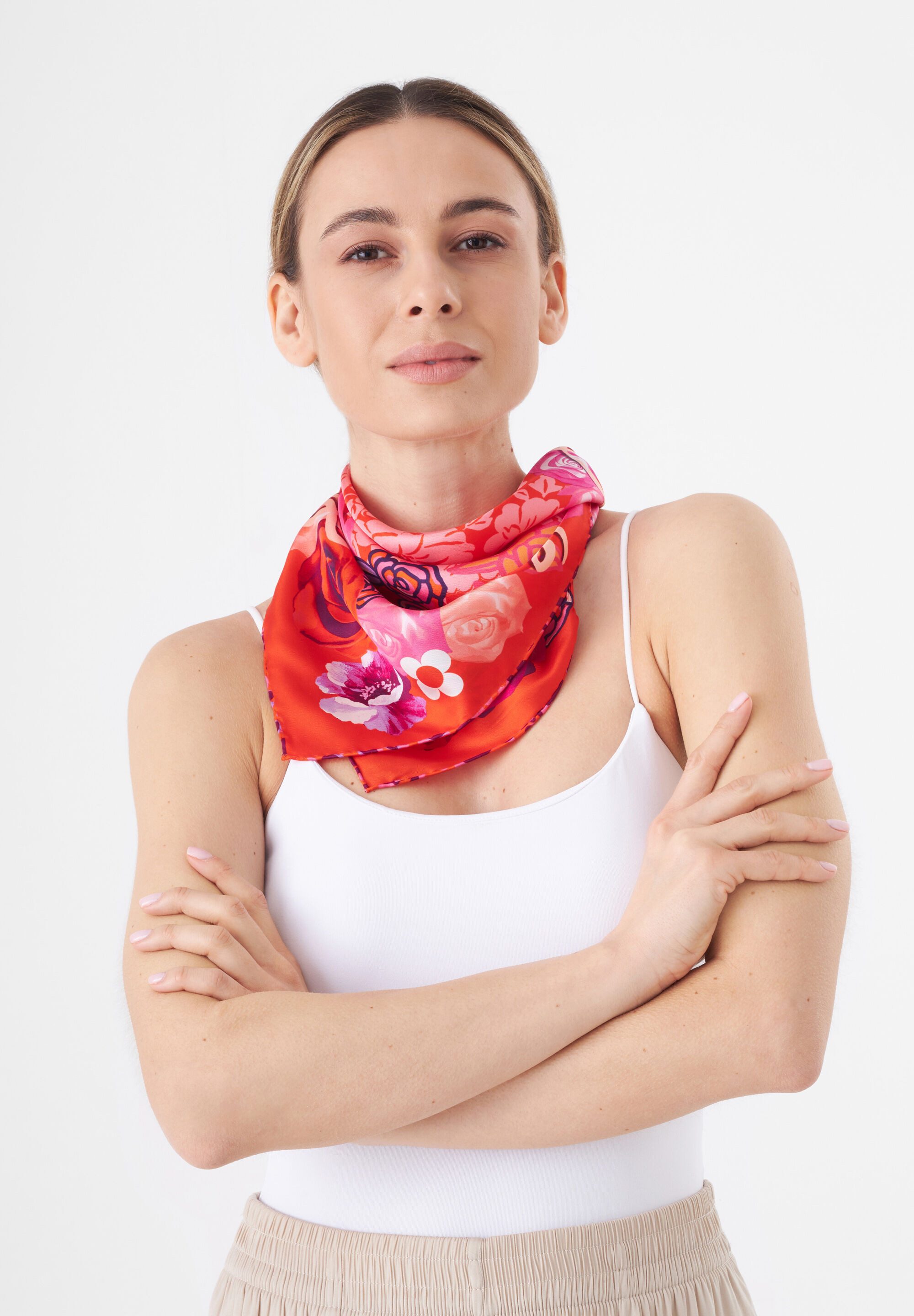 Codello Halstuch, mit floralem Muster günstig online kaufen