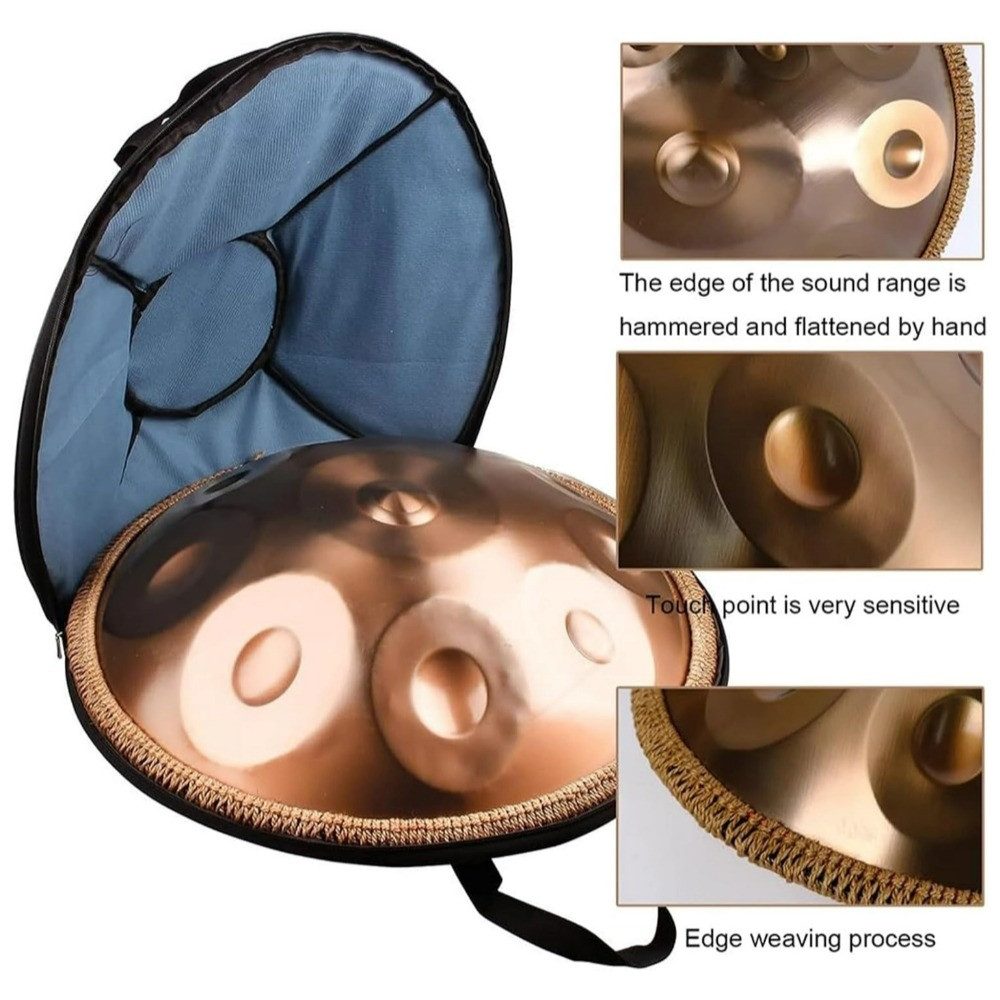 Fine Life Pro Handpan 10 Töne Handpan Trommel Stahlschlaginstrument