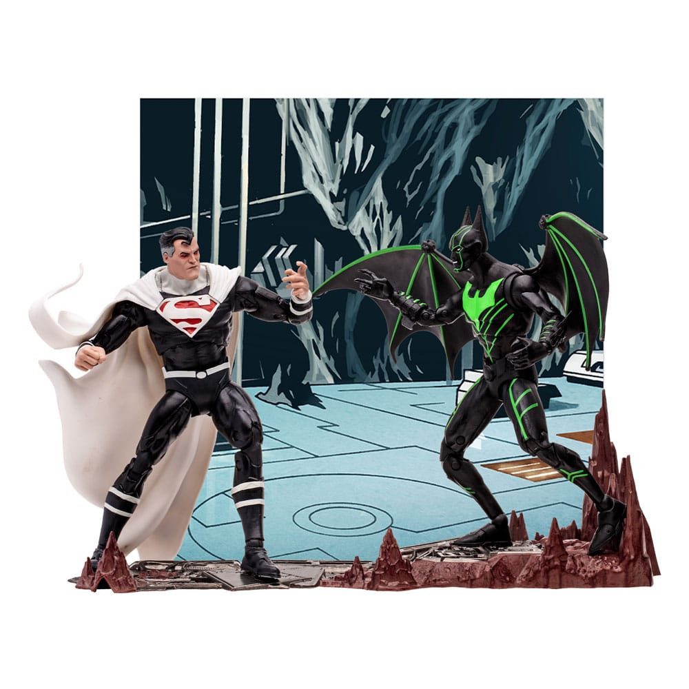 McFarlane Toys Merchandise-Figur DC Collector 2er-Pack Batman Beyond Vs Justice Lord Superman 18 cm