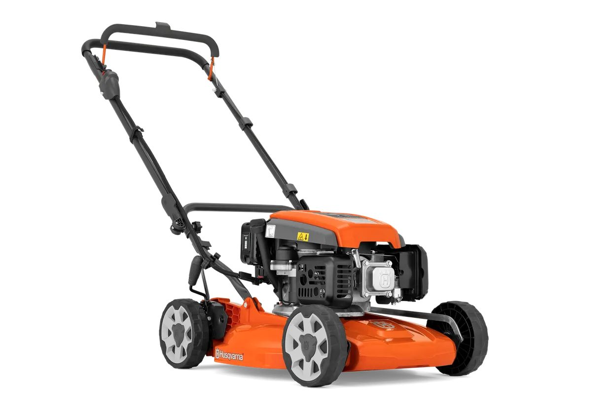 Husqvarna Benzinrasenmäher LB244E, 44cm Schnittbreite, 2,2 kW Motor, BioClip®, zentrale Höhenverstellung
