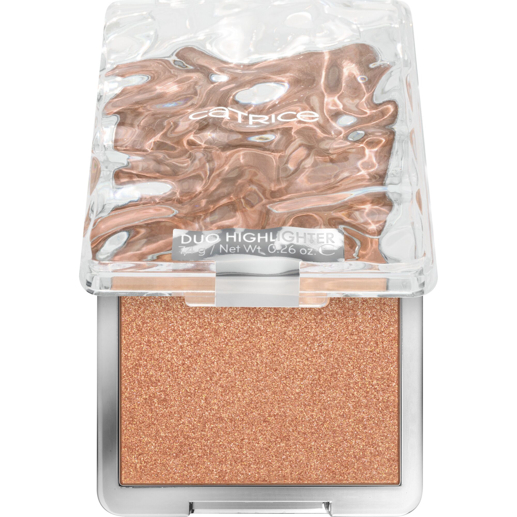 Catrice Highlighter-Palette UNDERWATER SECRETS Duo Highlighter, 3-tlg., 2-in-1 Highlighter für strahlenden Glow und faszinierendes Finish.