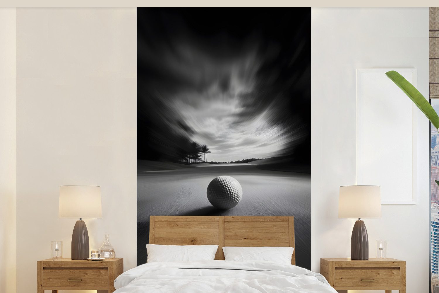 MuchoWow Fototapete Golfball - Unscharf - günstig online kaufen