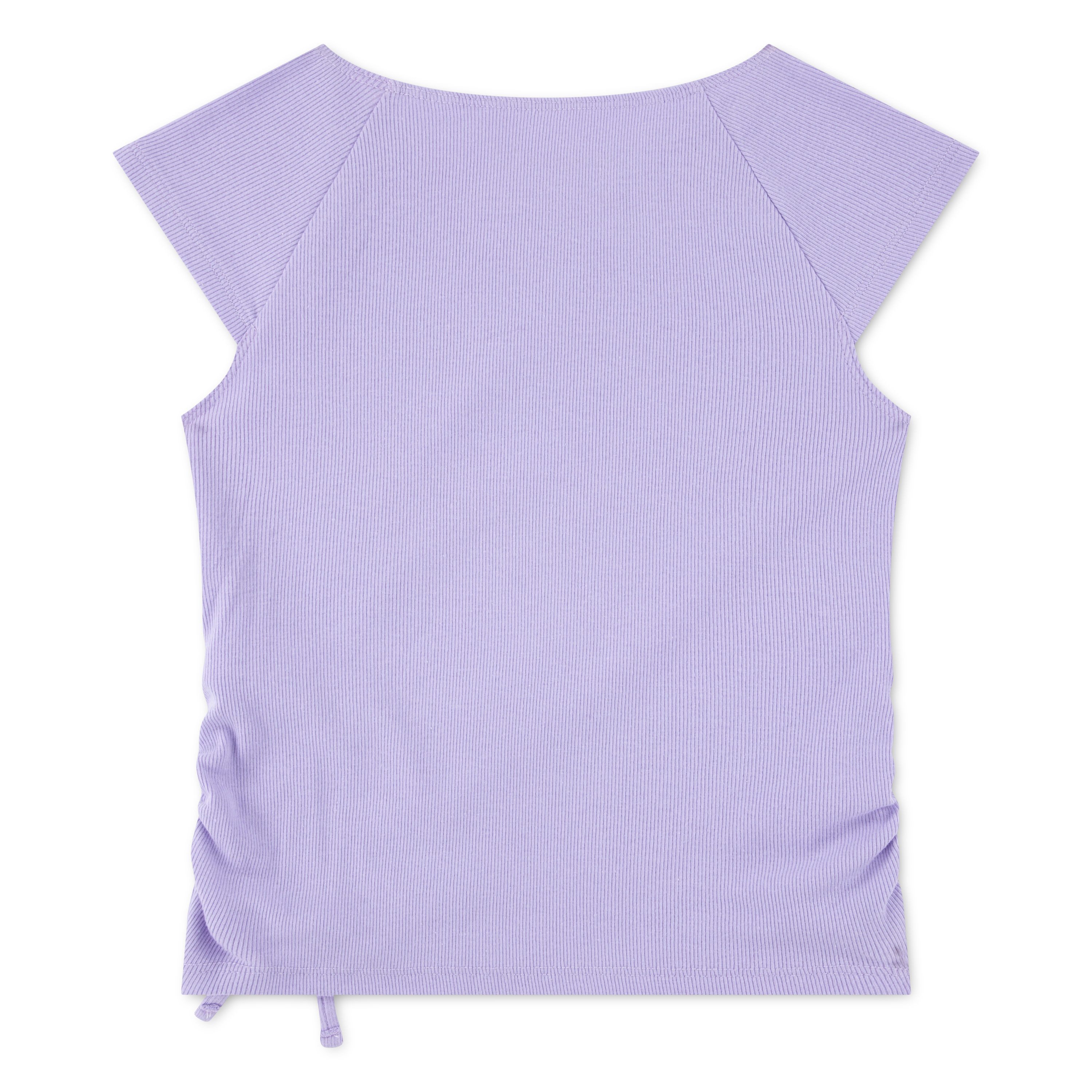 Abercrombie Kids T-Shirt AFG SS SHOULDER PLAY TOP mit Rüschen am Ausschnitt