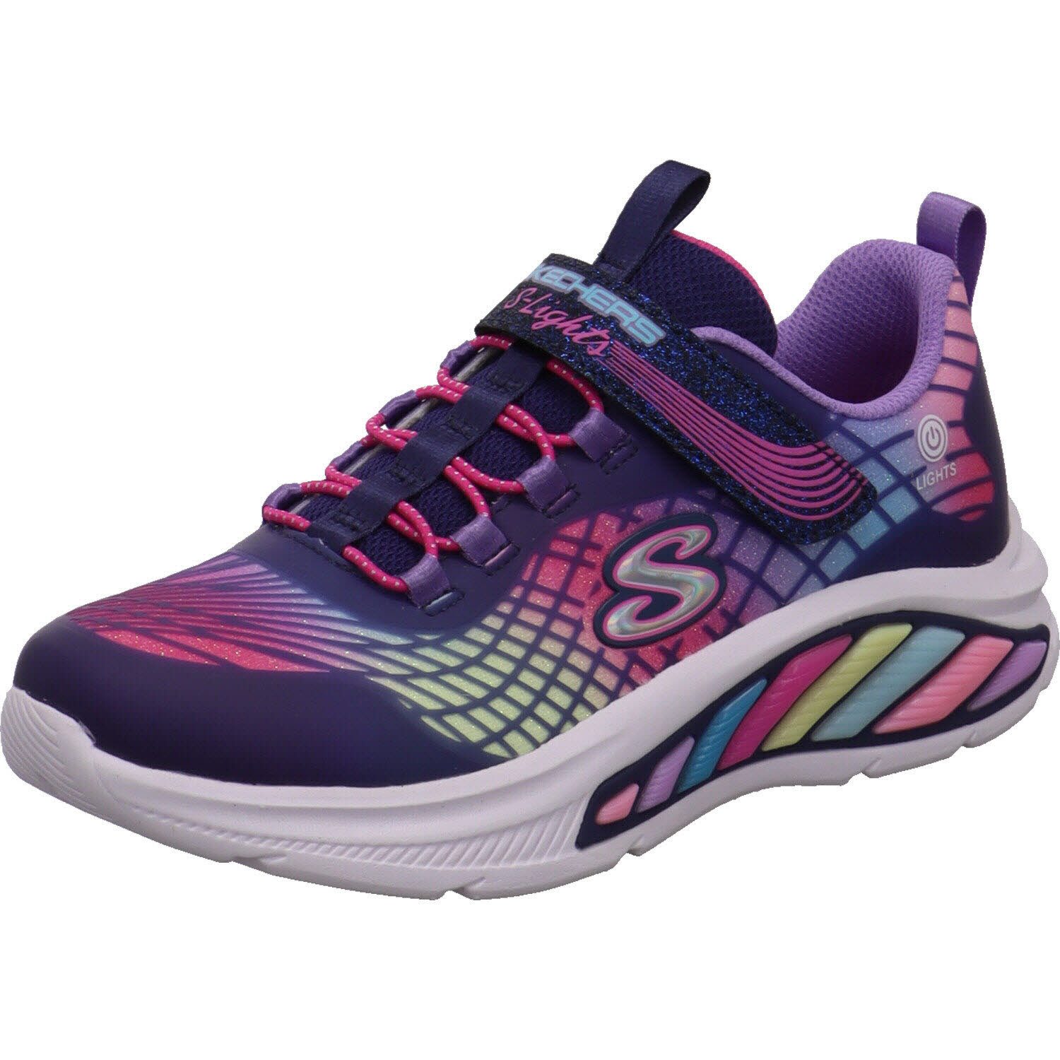 Skechers S Lights Rainbow Cruisers Rainbow Reflectin Sneaker