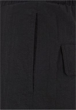 URBAN CLASSICS Stoffhose Urban Classics Damen Ladies Wide Crinkle Nylon Cargo Pants (1-tlg)