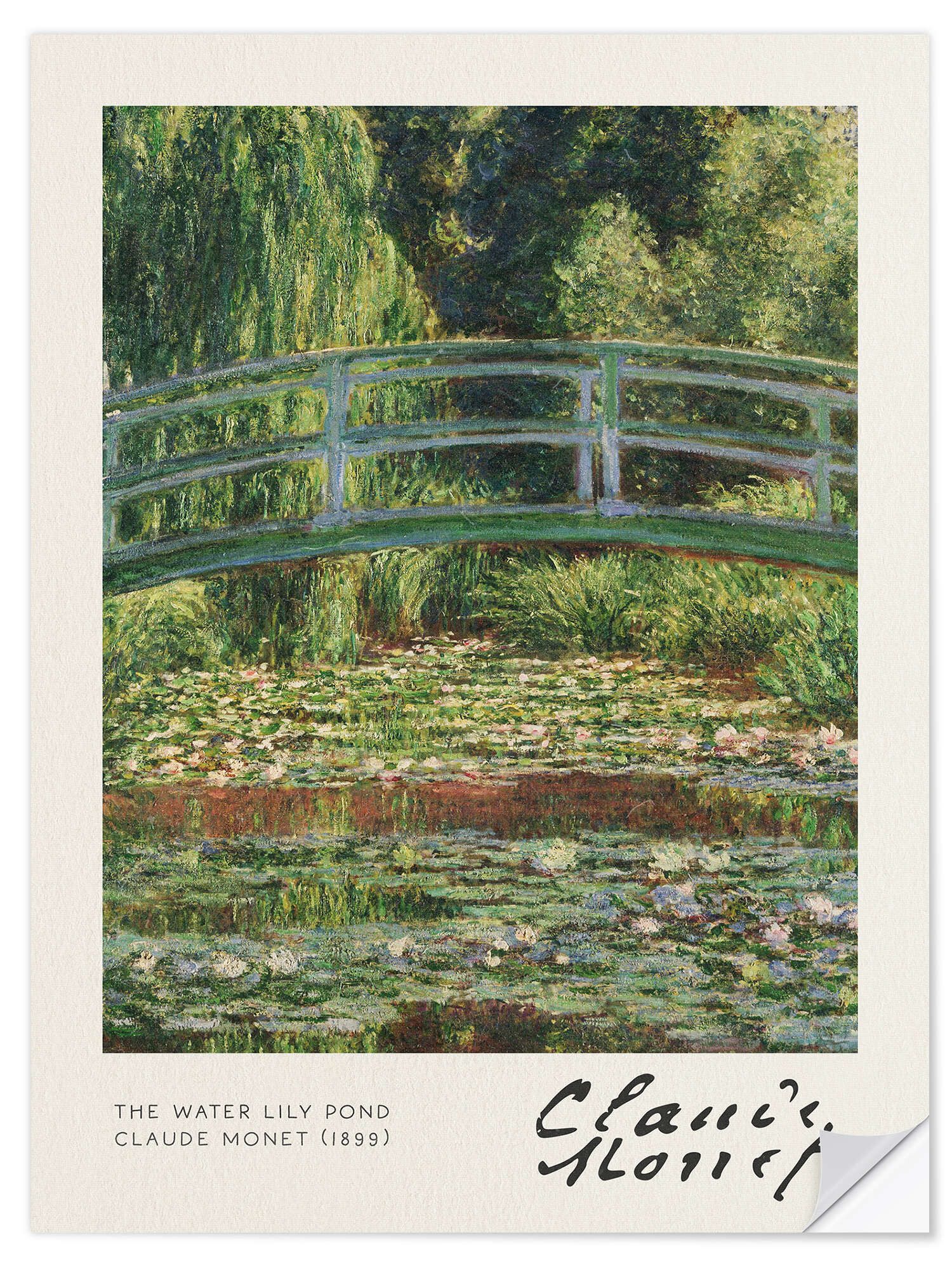 Wandfolie Claude Monet