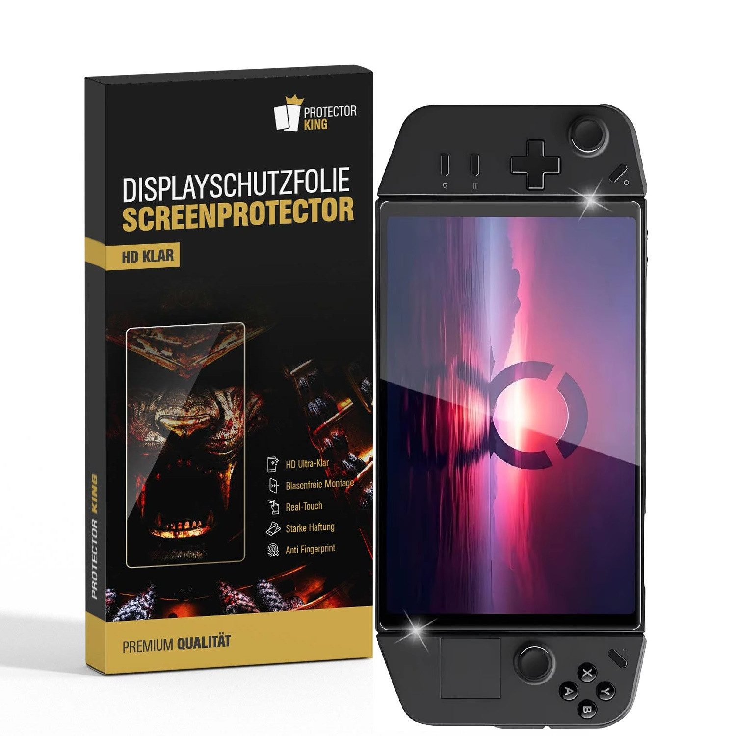 Protectorking Schutzfolie 1x Displayschutz für Lenovo Legion Go HD KLAR Displayschutzfolie Schut, (1-Stück), HD klar ANTI-SHOK ANTI-BRUCH-ANTI-STOß