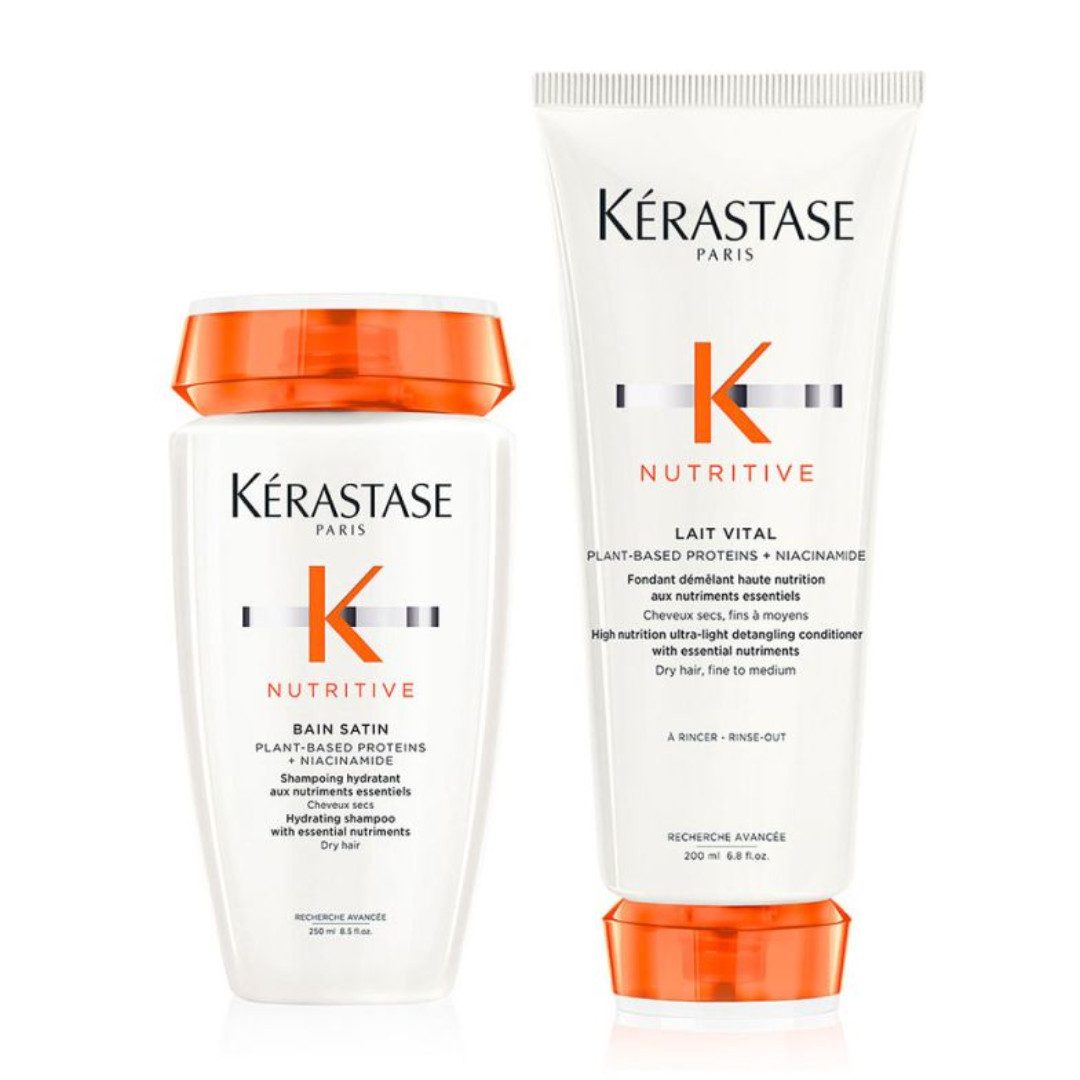 Kérastase Haarpflege-Set Kérastase Nutritive Set Shampoo Conditioner Feuchtigkeit, 2-tlg., reichhaltig
