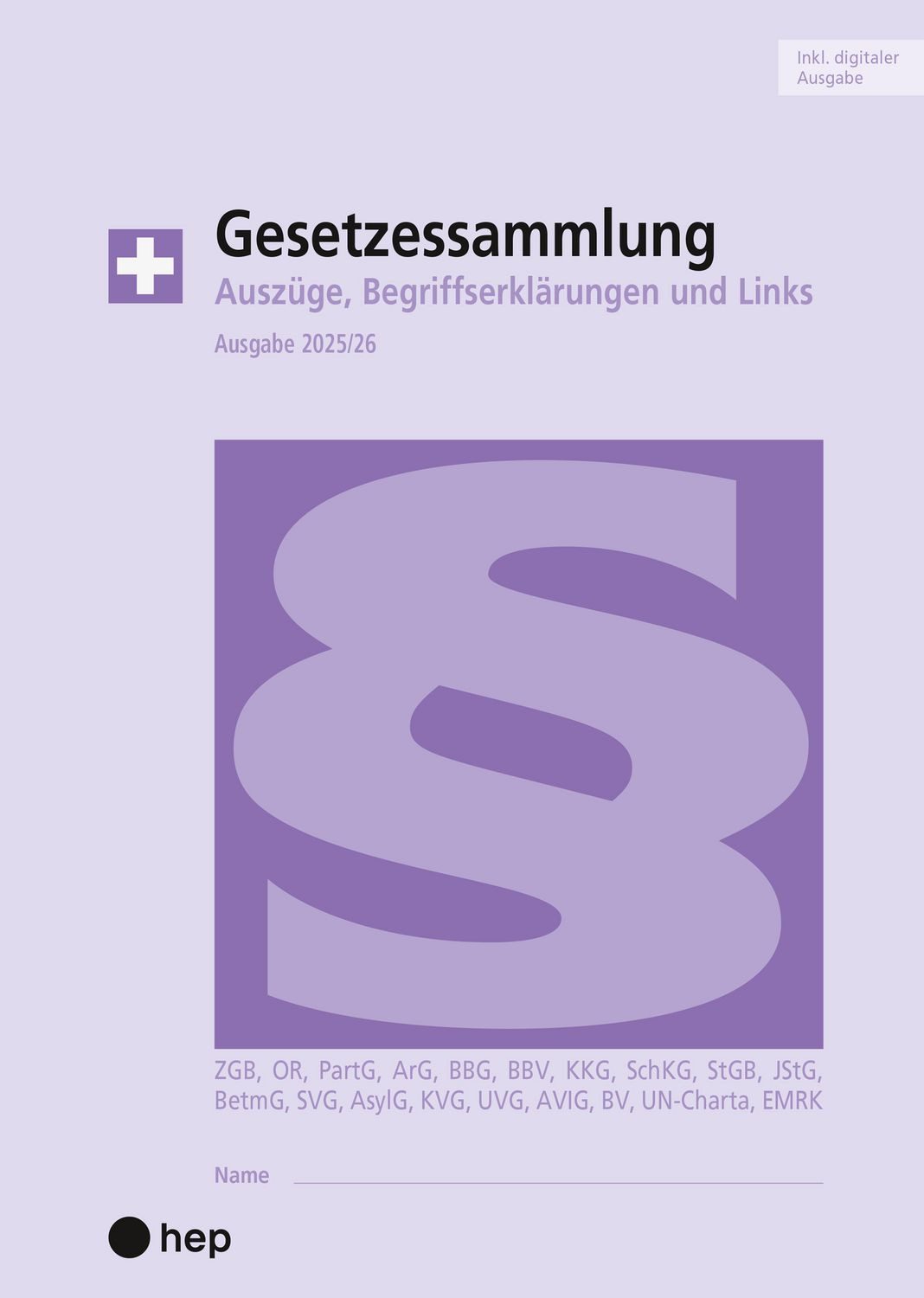 Gesetzessammlung 2025/2026 (A5) (Print inkl. E-Book Edubase) / Hanspeter Maurer