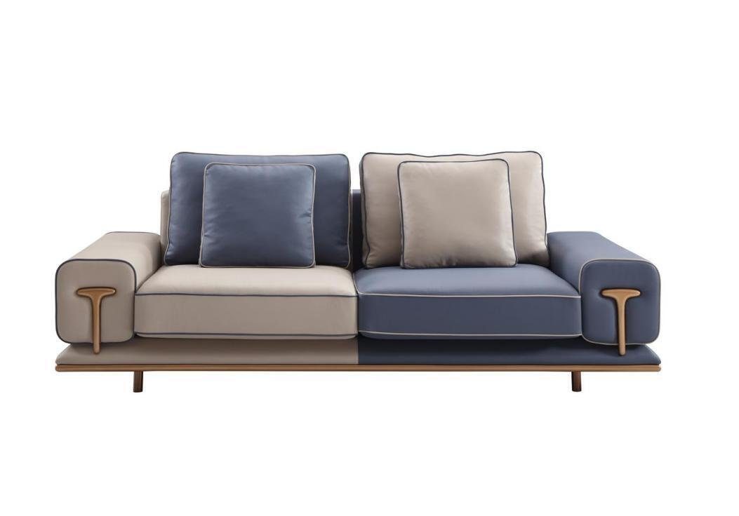 JVmoebel 3-Sitzer Wohnzimmer Design Polstersofa Modern, in Couch Sofa Sitzer Made Teile, 1 Textil Sitz 3 Europa