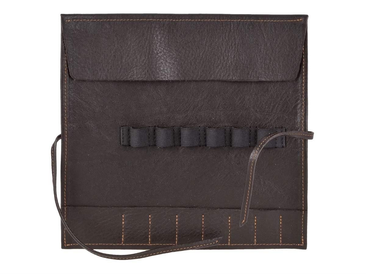 Sonnenleder Schreibgeräteetui Fichte, Stiftetui, Stiftrolle, Stifttasche, süddeutsches Rindleder