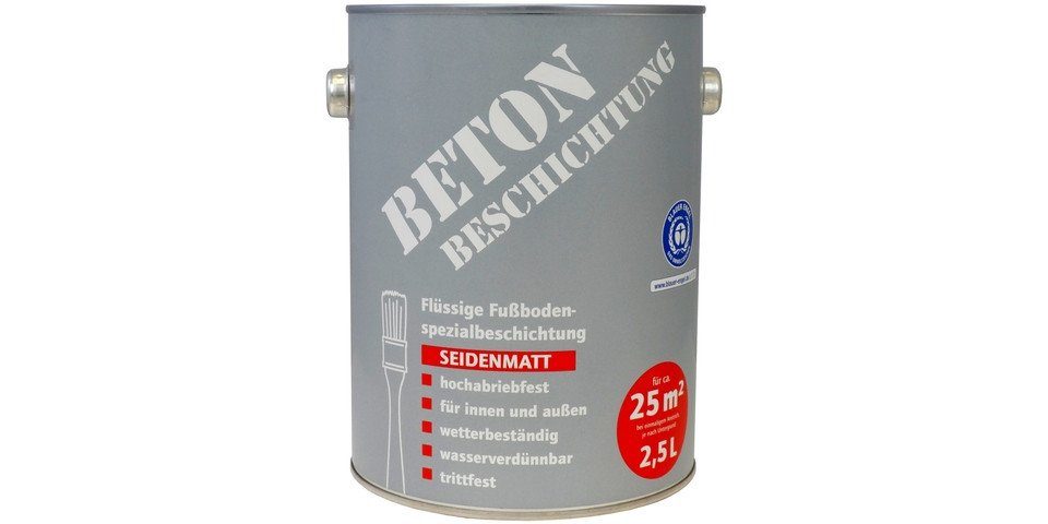 Wilckens Farben Zementfarbe Betonbeschichtung 2,5 L seidenmatt rotbraun