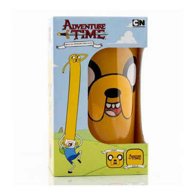 GB eye Glas Adventure Time - Premium Glas (500ml) »Jake Face«, Glas