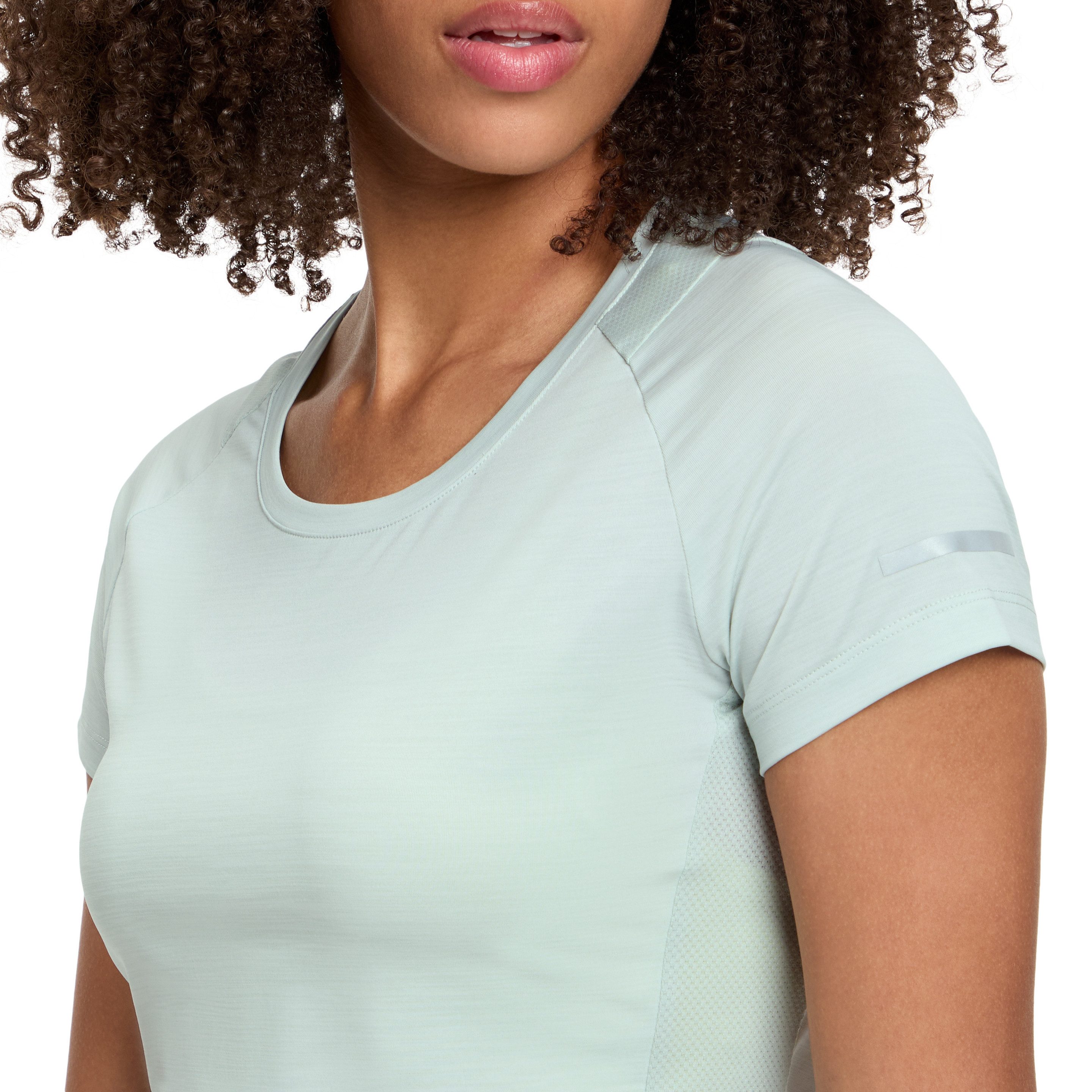 Energetics Laufshirt DA.-T-SHIRT EVII SHORT SLEEVE W reflektierende Druckelemente, mit Mesh-Einsätzen unter den Armen