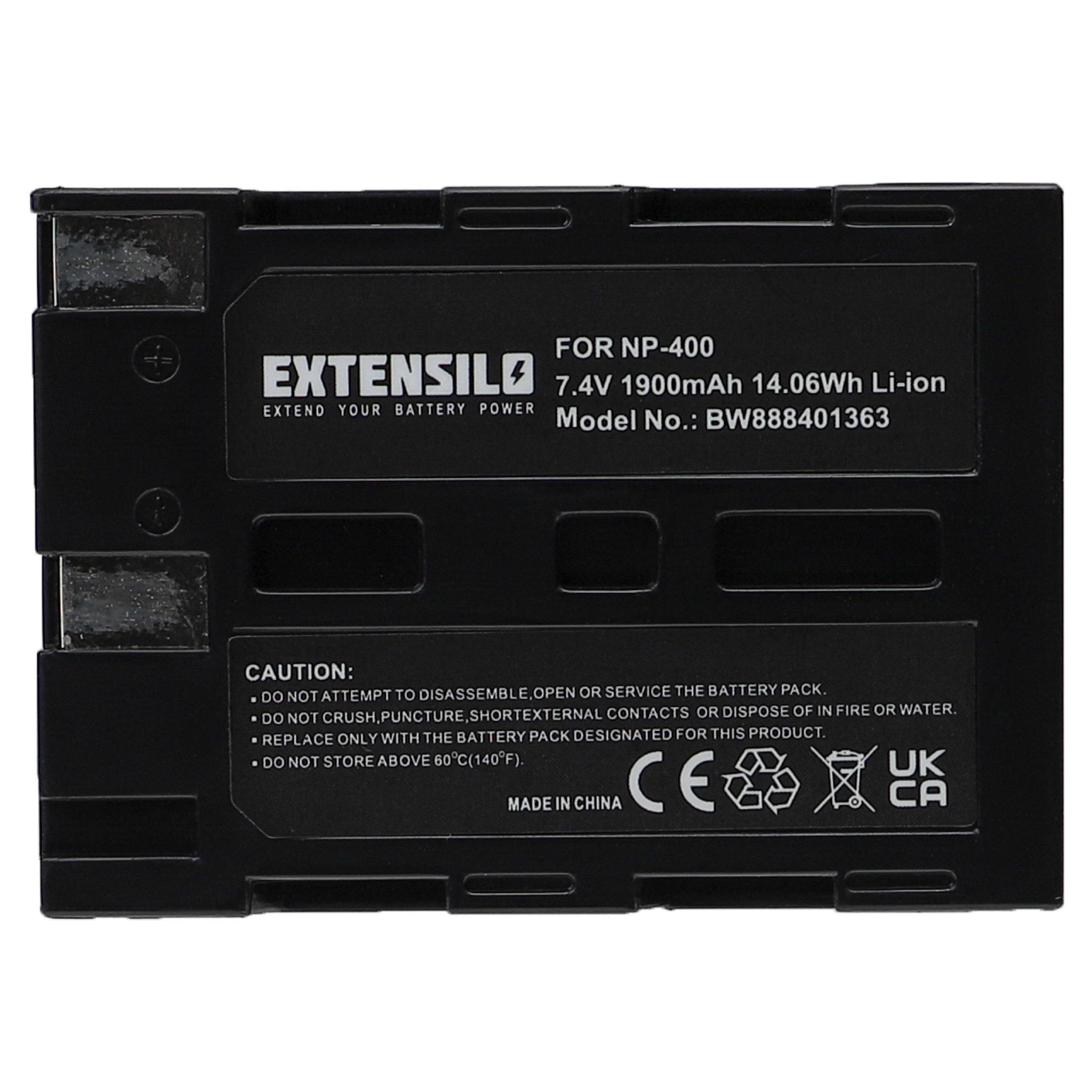 Extensilo Ersatz für Samsung SB-L1674 für Kamera-Akku Li-Ion 1900 mAh (7,4 V)