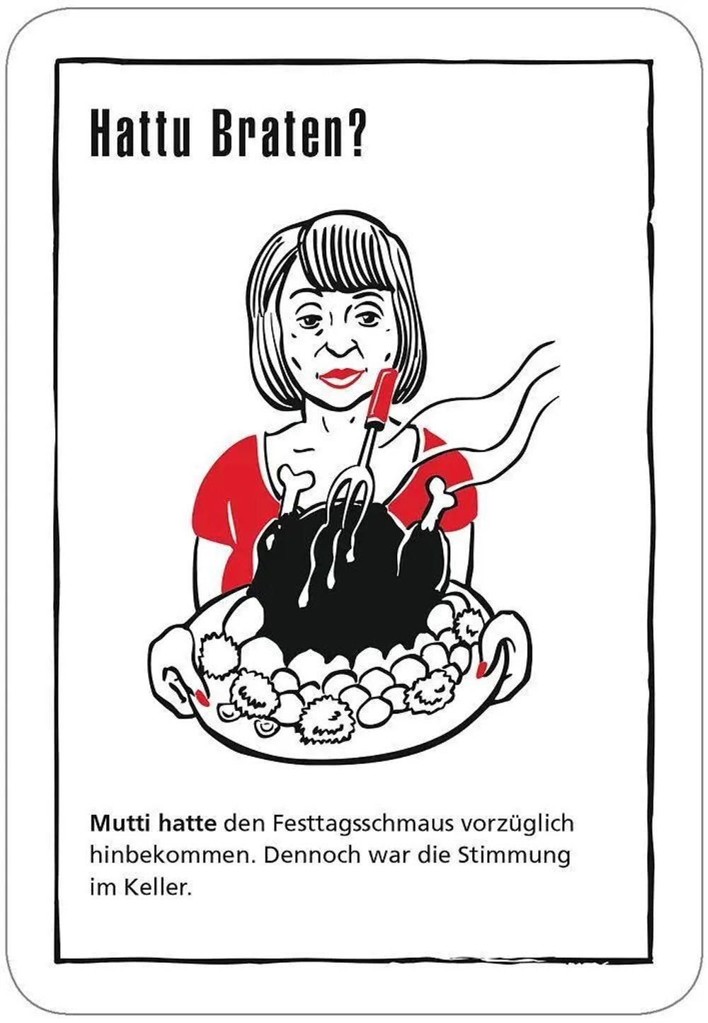 Moses. Verlag Spiel black stories Scary Christmas