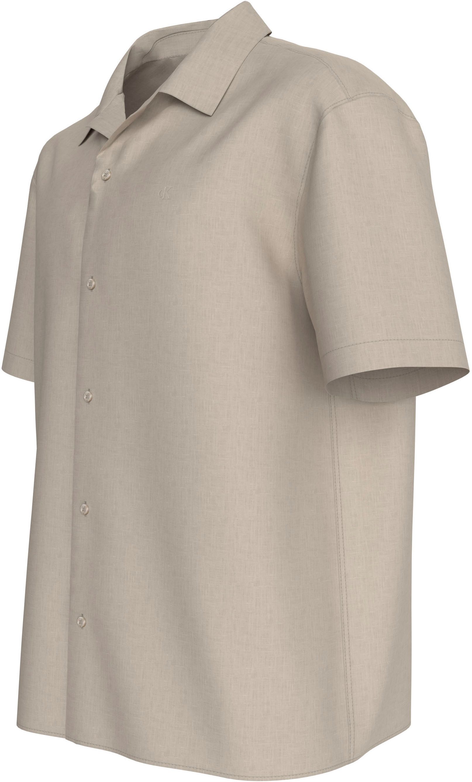 Calvin Klein Leinenhemd LINEN CLASSIC Regular Fit, Leinen-Viskosemix