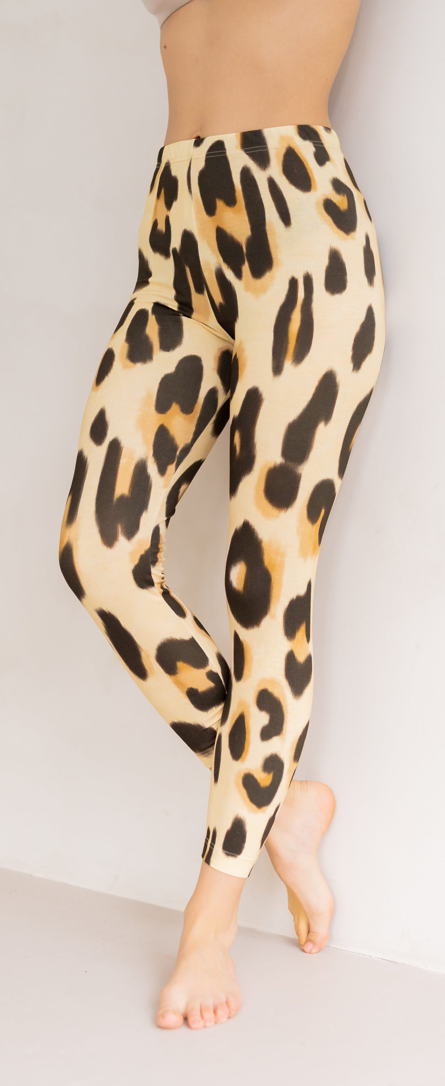 HUTSCHREUTHER Leggings Stylilsche Damen Leggings Animal (1-tlg) Extravagant