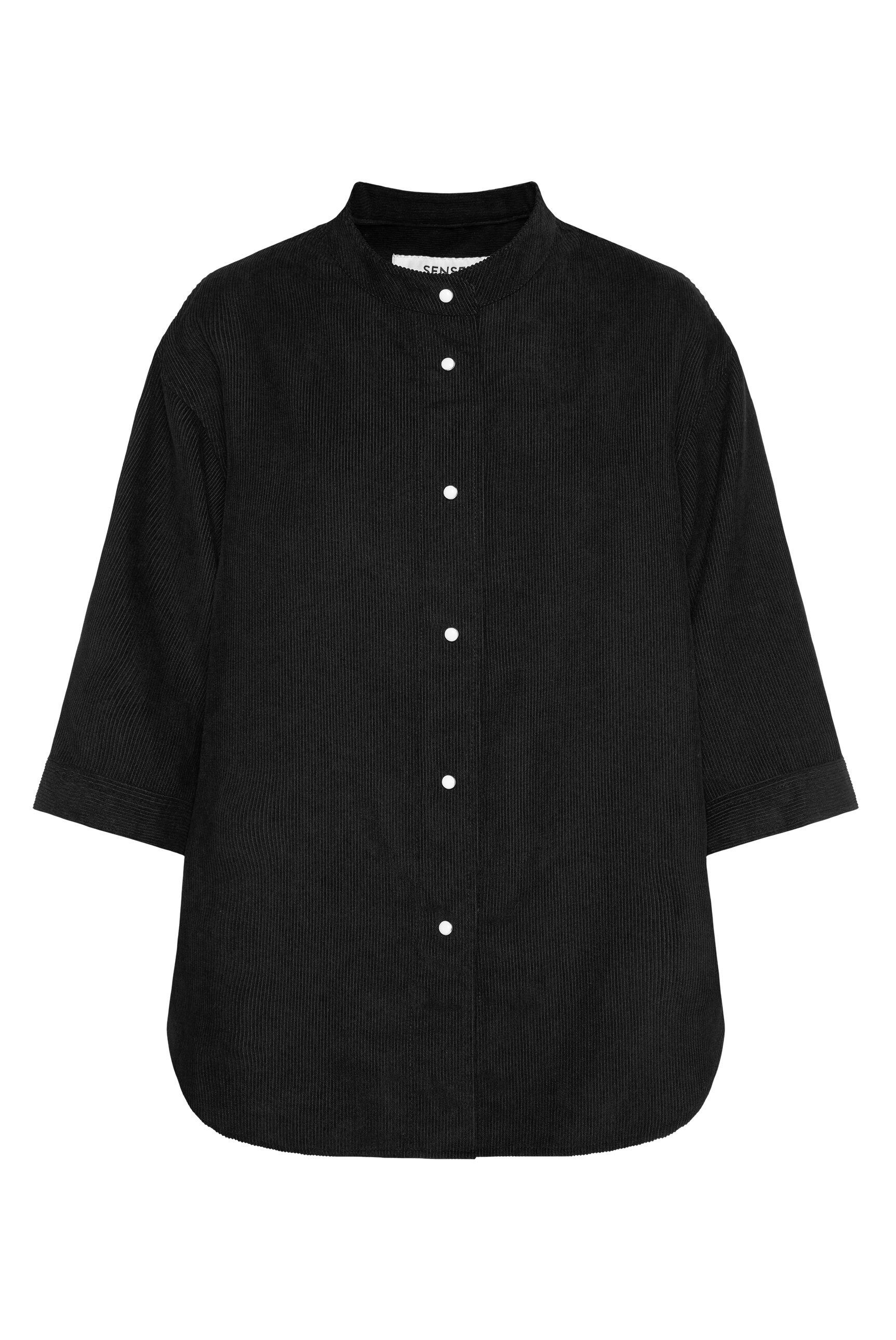 SENSES.THE LABEL Kurzarmbluse aus Feincord günstig online kaufen