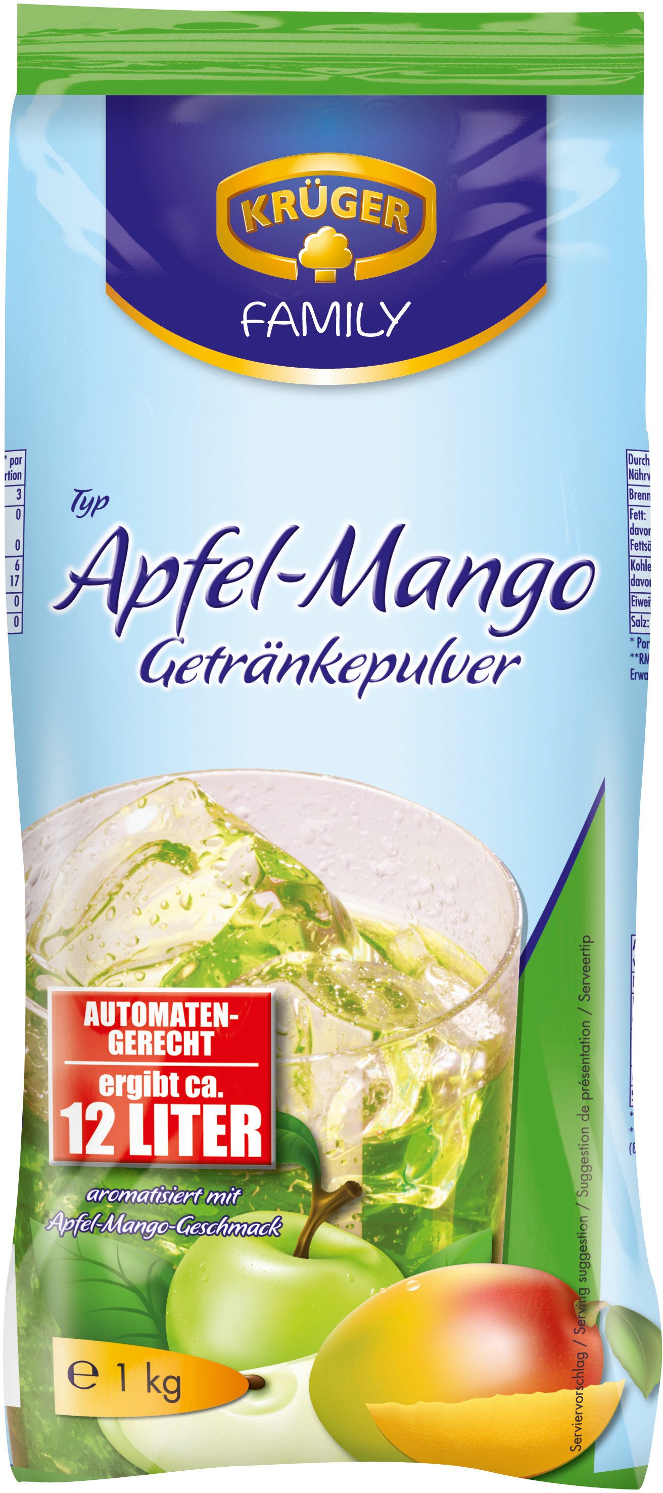 Krüger Tee, Krüger Apfel Mango Instant 1000g