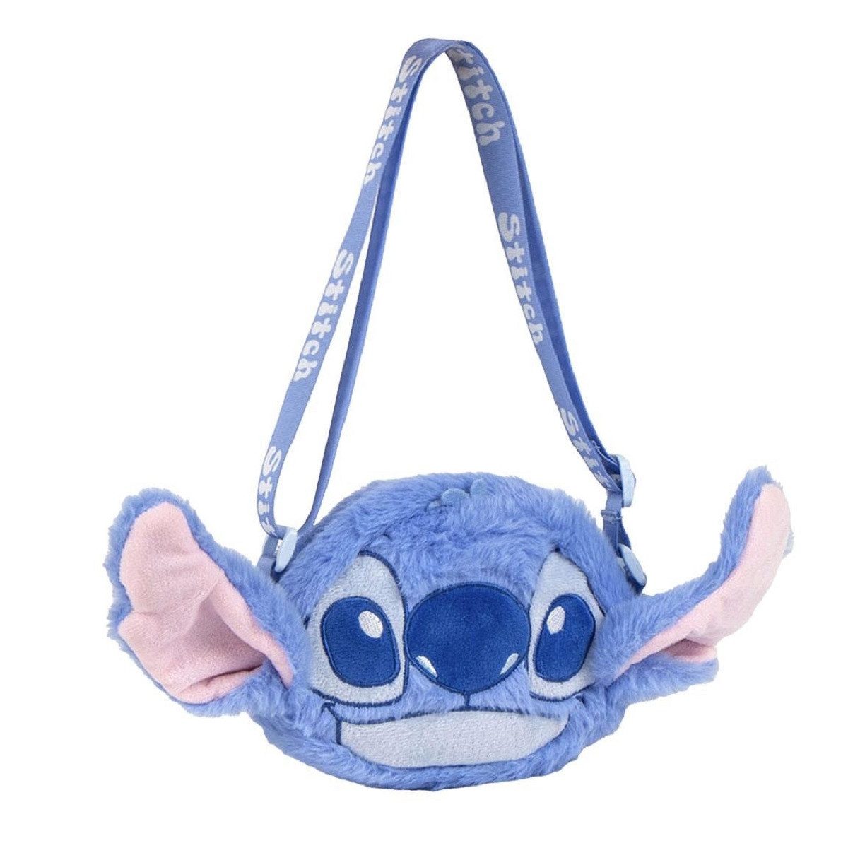 Lilo & Stitch Umhängetasche Handtasche für Kinder - Flauschige Schultertasche