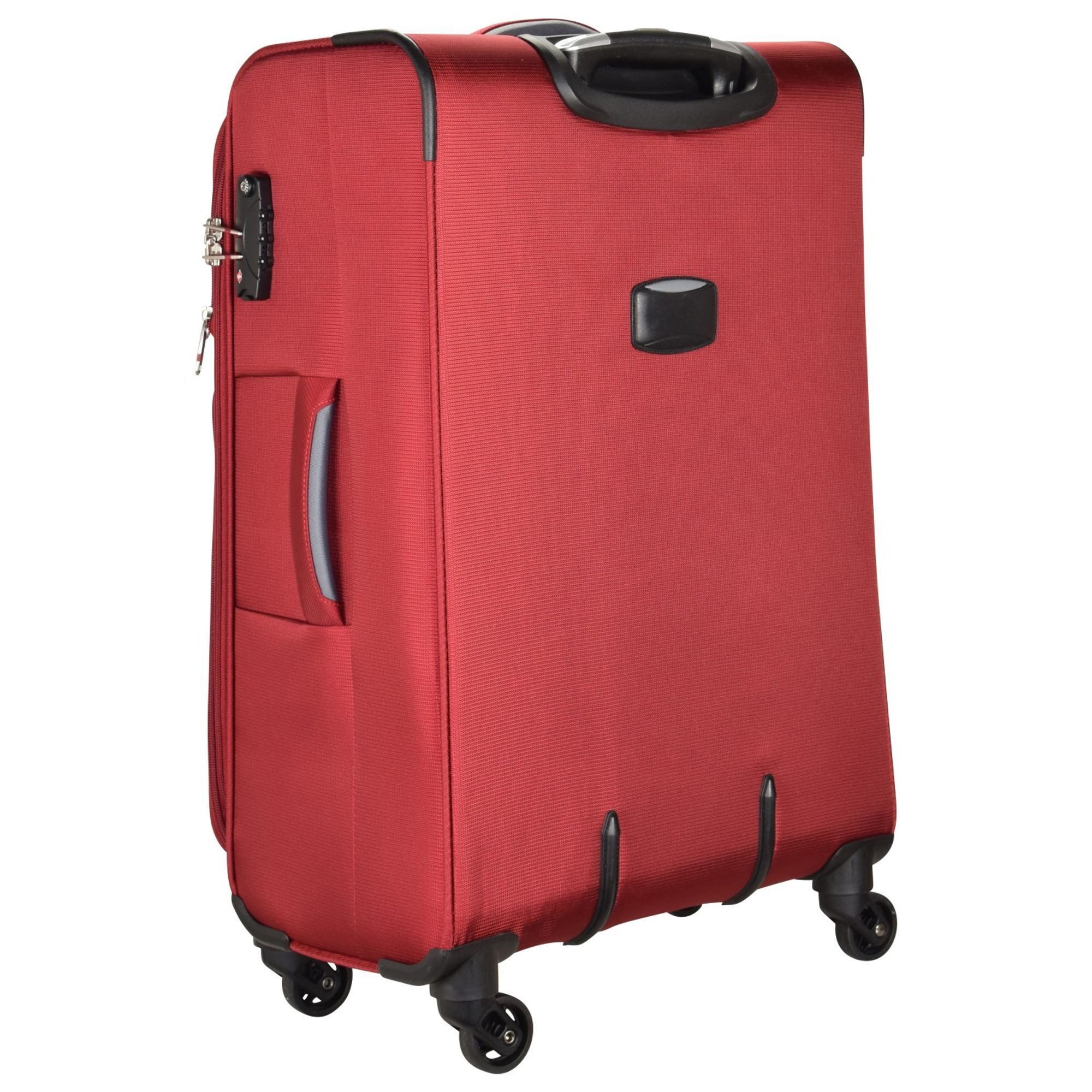 D&N Weichgepäck-Trolley Travel Line 6400, 4 Rollen, Polyester