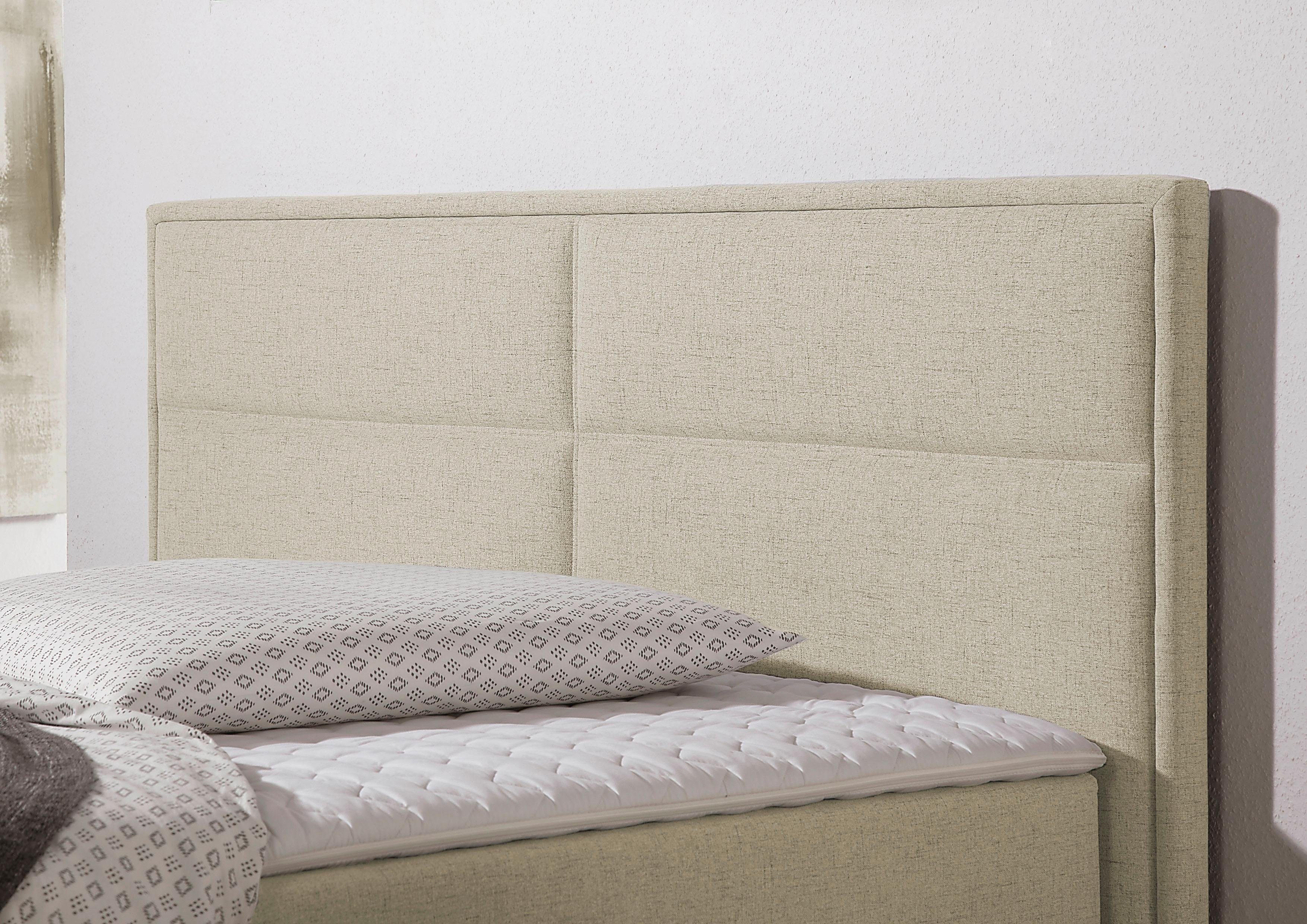 Home affaire Boxspringbett Caria, in 5 Breiten, 3 Matratzen-Ausführungen, 2 Härtegraden, Topper