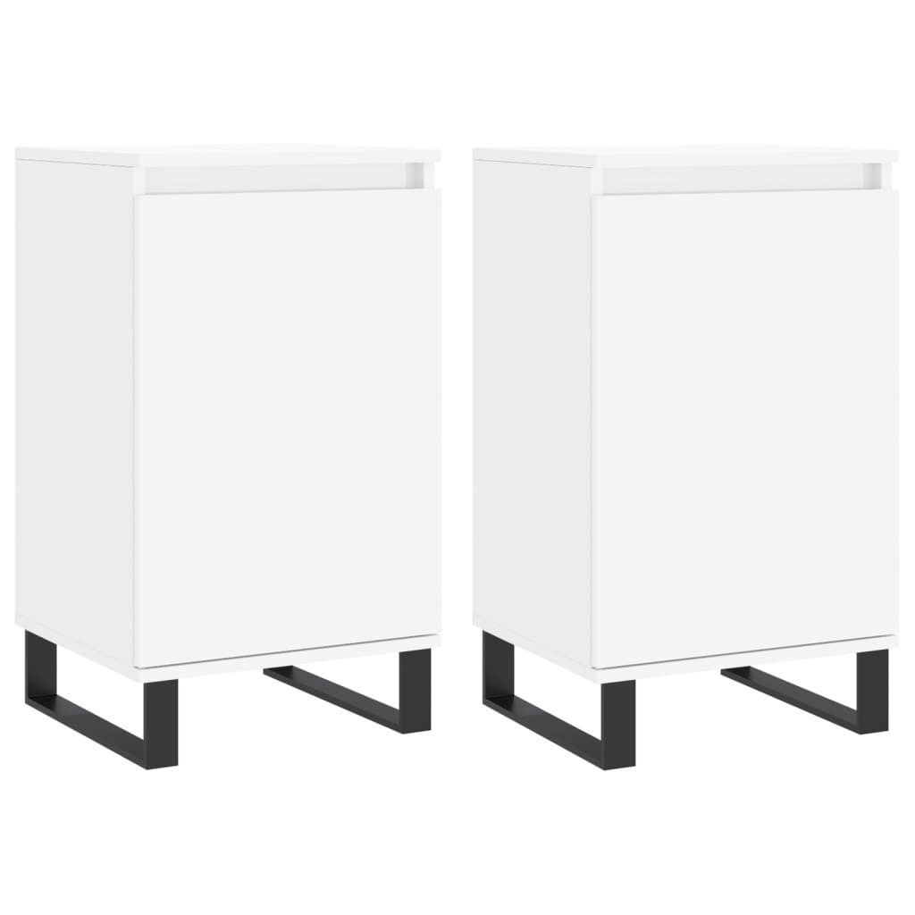 vidaXL Sideboard Sideboards 2 Stk. Weiß günstig online kaufen