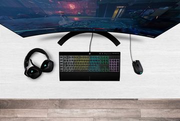 Corsair K55 RGB PRO QWERTZ+ HARPOON RGB PRO Gaming-Bundle (DE) Tastatur- und Maus-Set