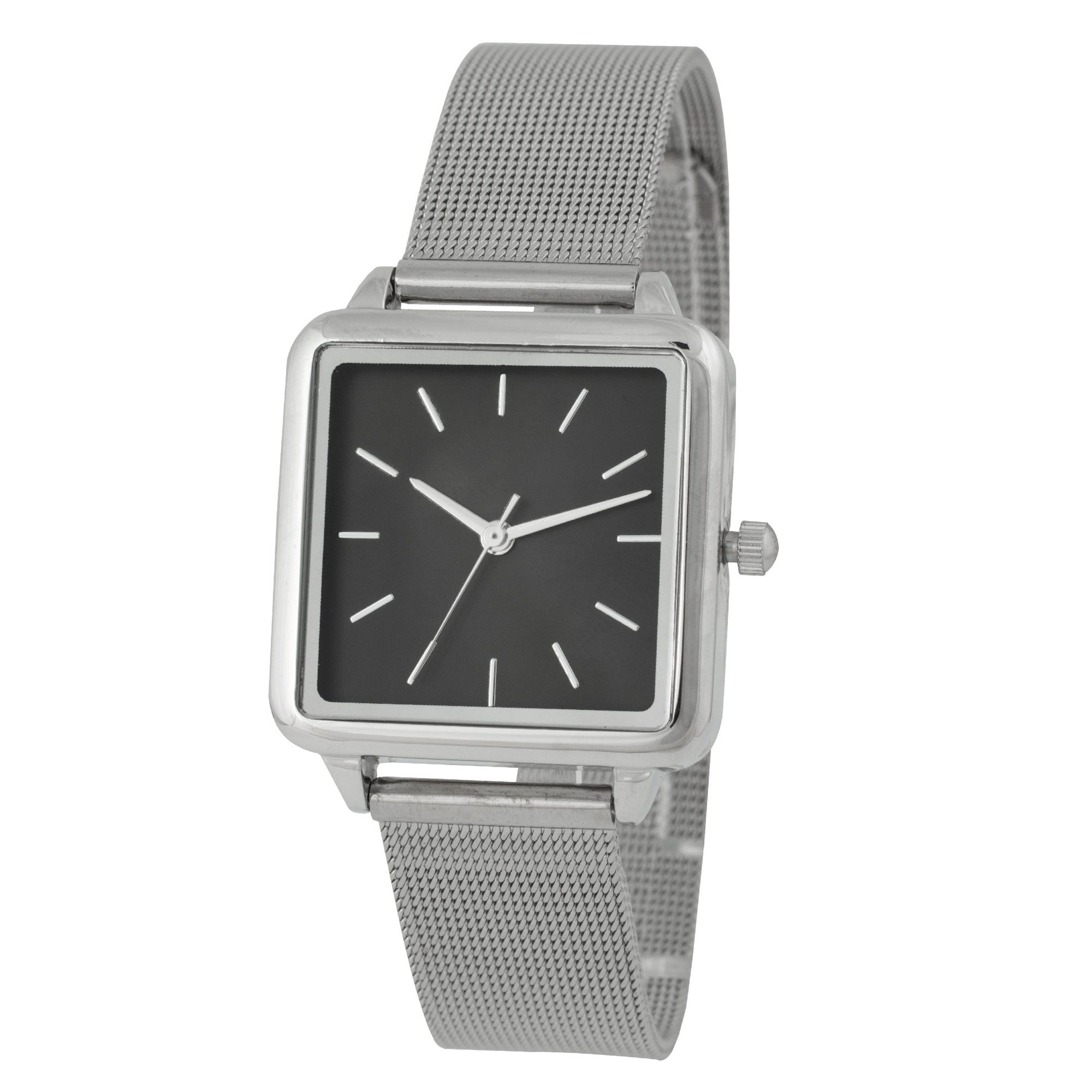 Quarzuhr Elegante Armbanduhr mit Mesharmband günstig online kaufen