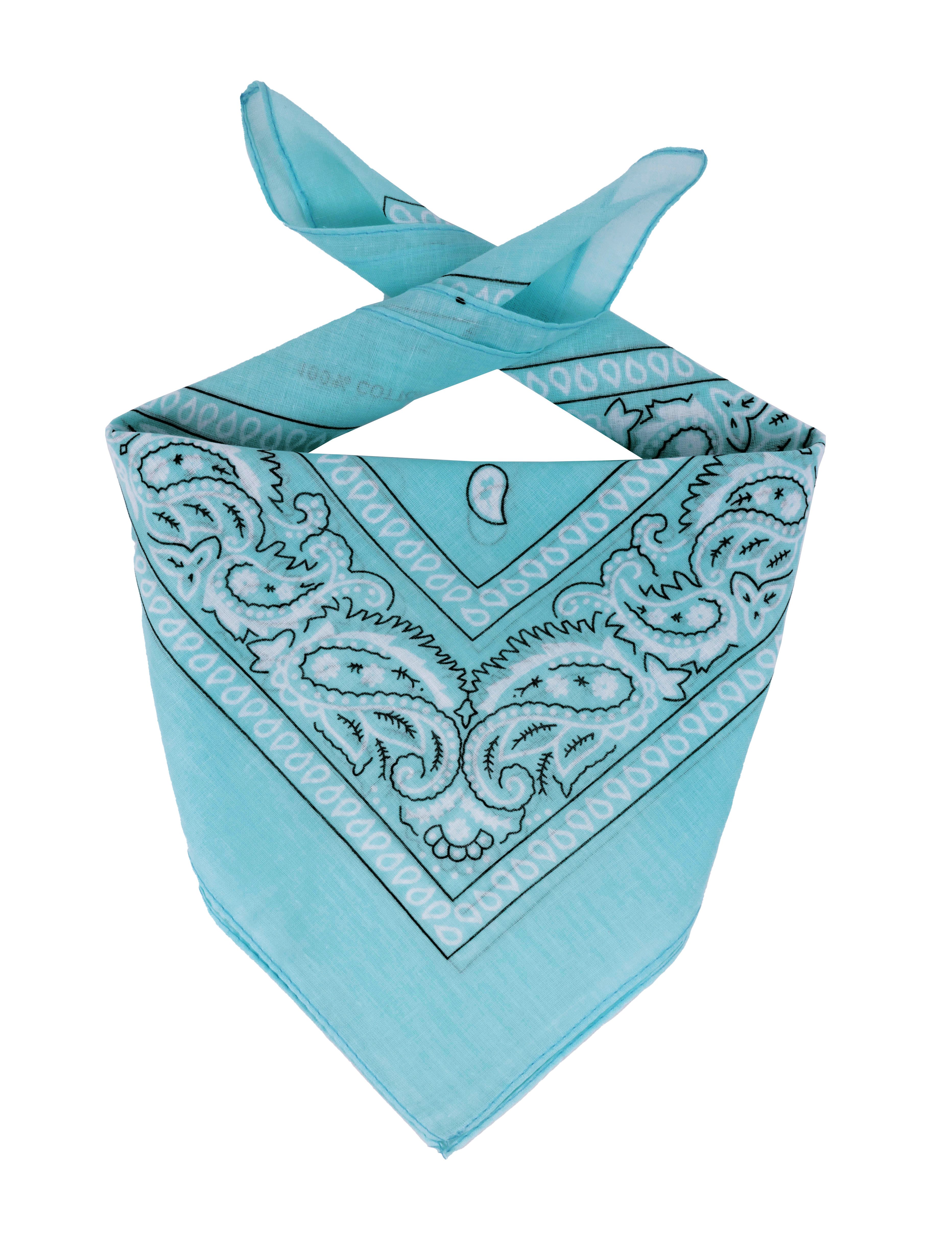 Goodman Design Bandana Klassische Paisley-Bandanas – 2er Set, 55 × 55 cm, (Spar-Set, 2er Pack), Leichtes Material – angenehm bei warmem und kühlem Wetter