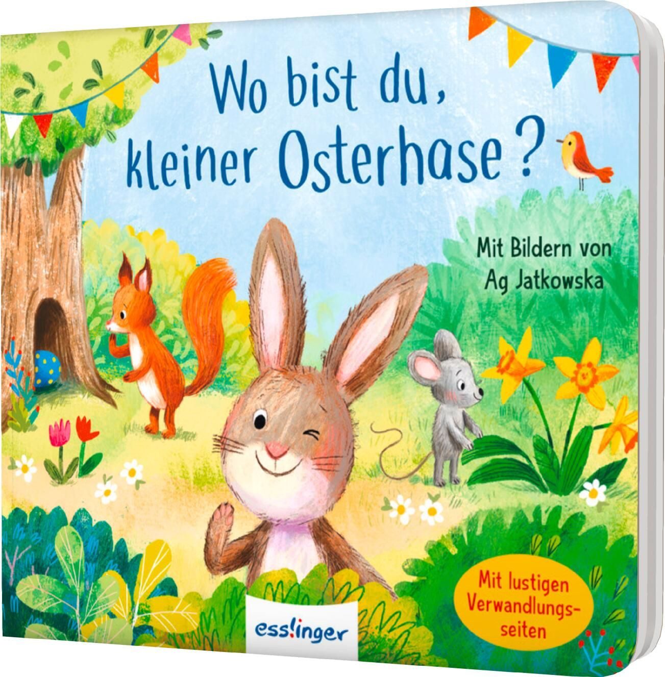 Wo bist du, kleiner Osterhase? / Sylvia Tress, Oster-Pappbilderbuch mit Verwandlungsseiten, für Kinder ab 18 Monaten