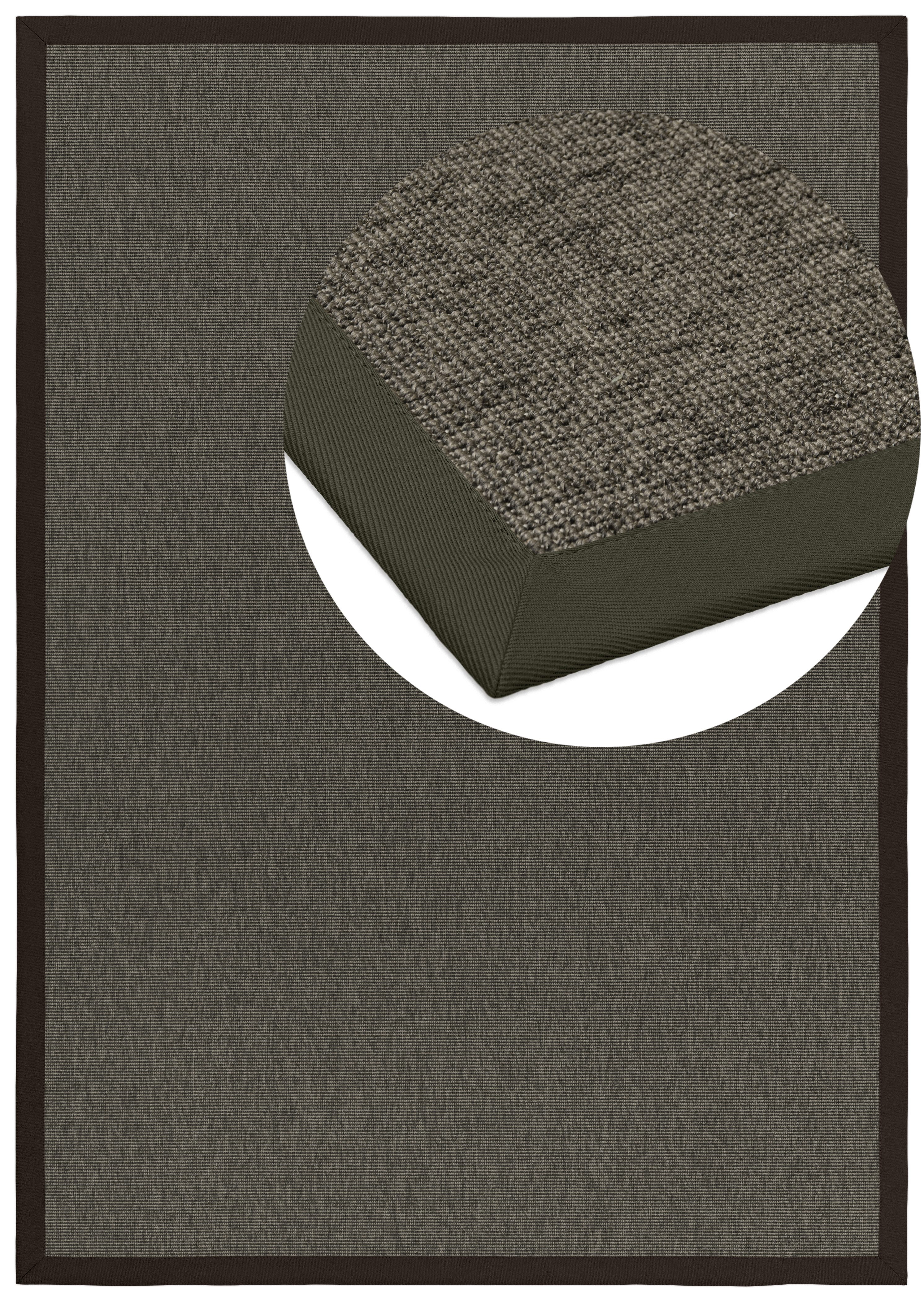 Dekowe Teppich Naturino Rips, rechteckig, Höhe: 7 mm, Flachgewebe, Sisal-Optik, mit Bordüre, In- und Outdoor geeignet