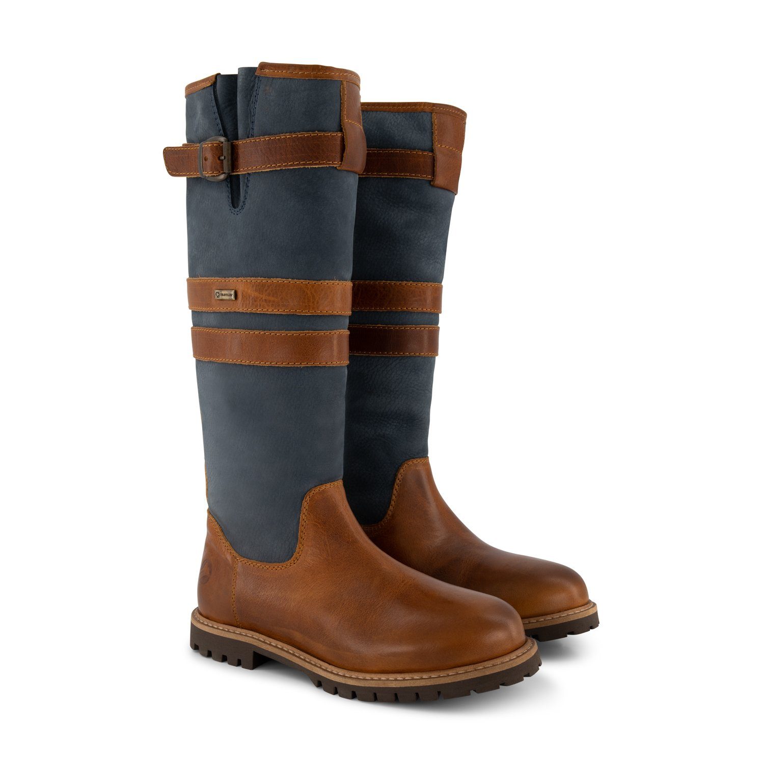 wasserdicht Wolle Outdoorschuh und Norway mit gefüttert Blau Lady Travelin' (Pull-on)