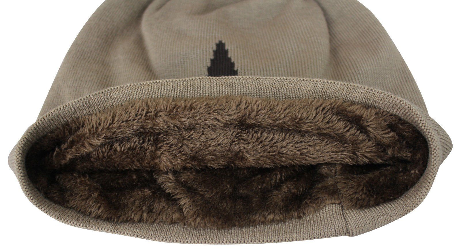 LOREZA Strickmütze Damen Herren Unisex gefütterte Strickmütze Slouch Beanie (1-St) Warm gefütterte Wintermütze Strickmütze Beanie Damen und Herren