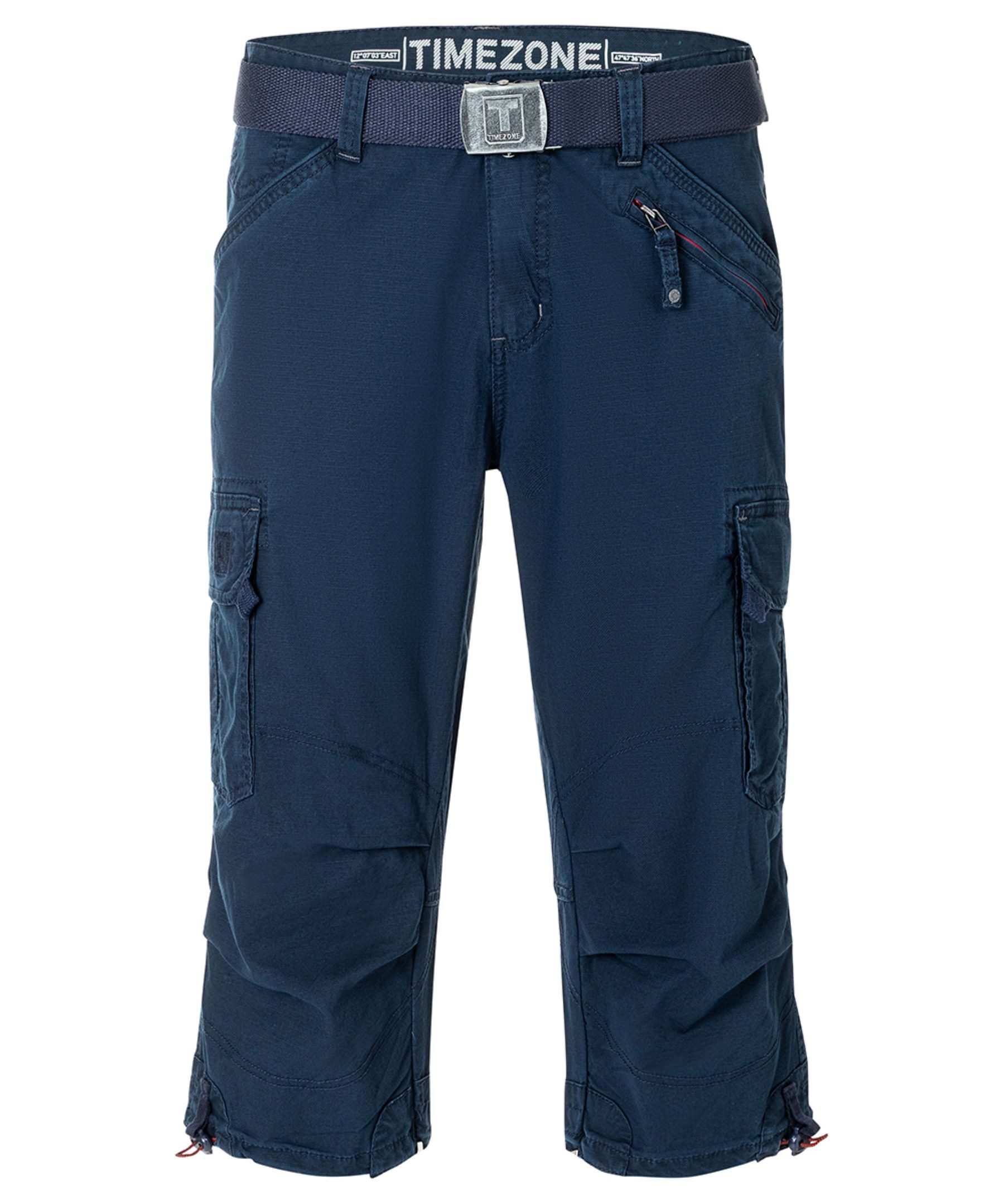 Cargoshorts Loose Fit Cargo Gürtel Zip-Fly Beintaschen