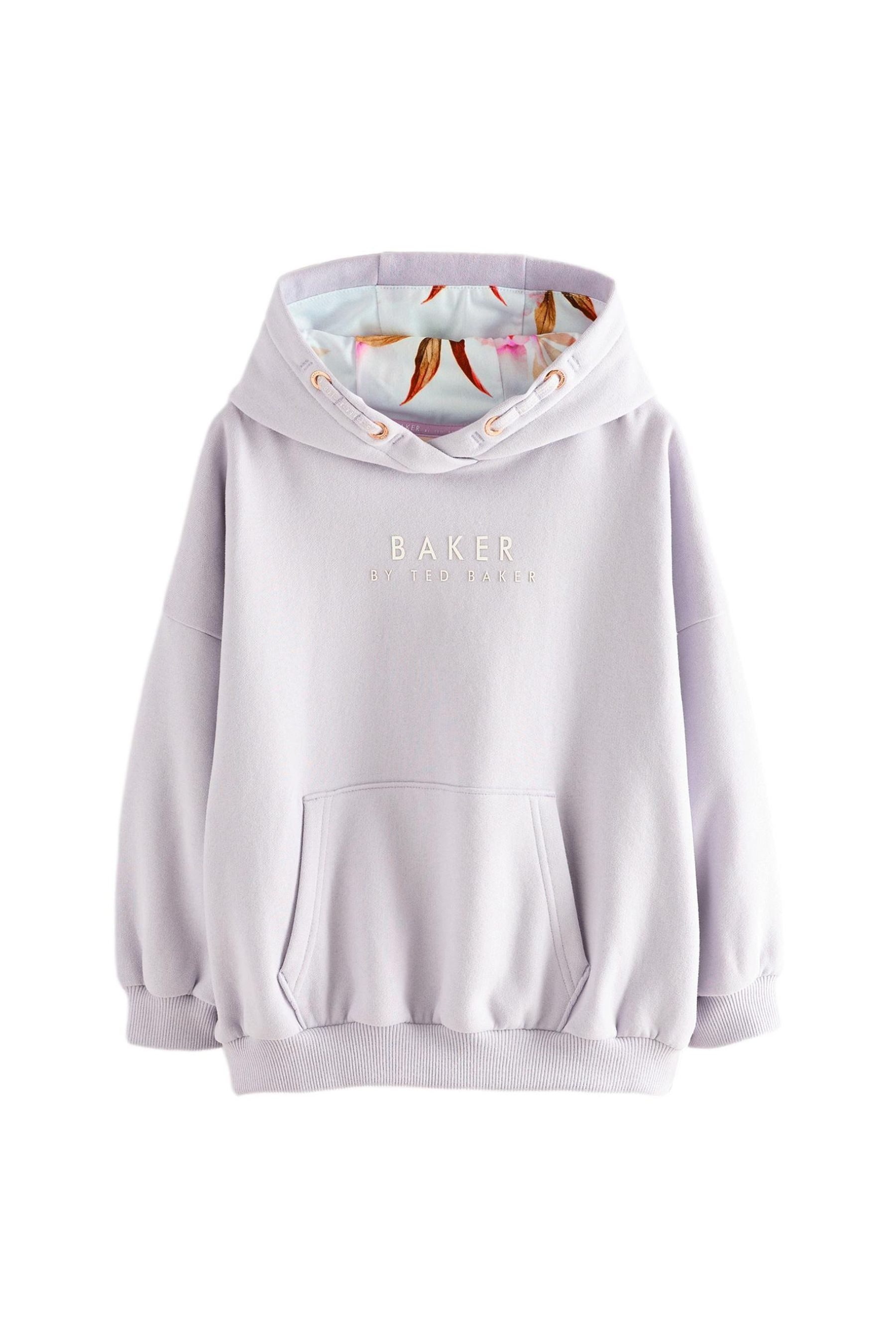 Kapuzensweatshirt Baker by Ted Baker Oversized Hoodie, Rücken-Print
