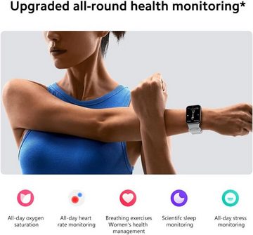 Xiaomi Herren's 14 Tage Akkulaufzeit 5 ATM Wasserbeständigkeit Smartwatch (1.74 Zoll, Android / iOS), mit Bluetoothuhr Schnellladung 150 Sportmodi