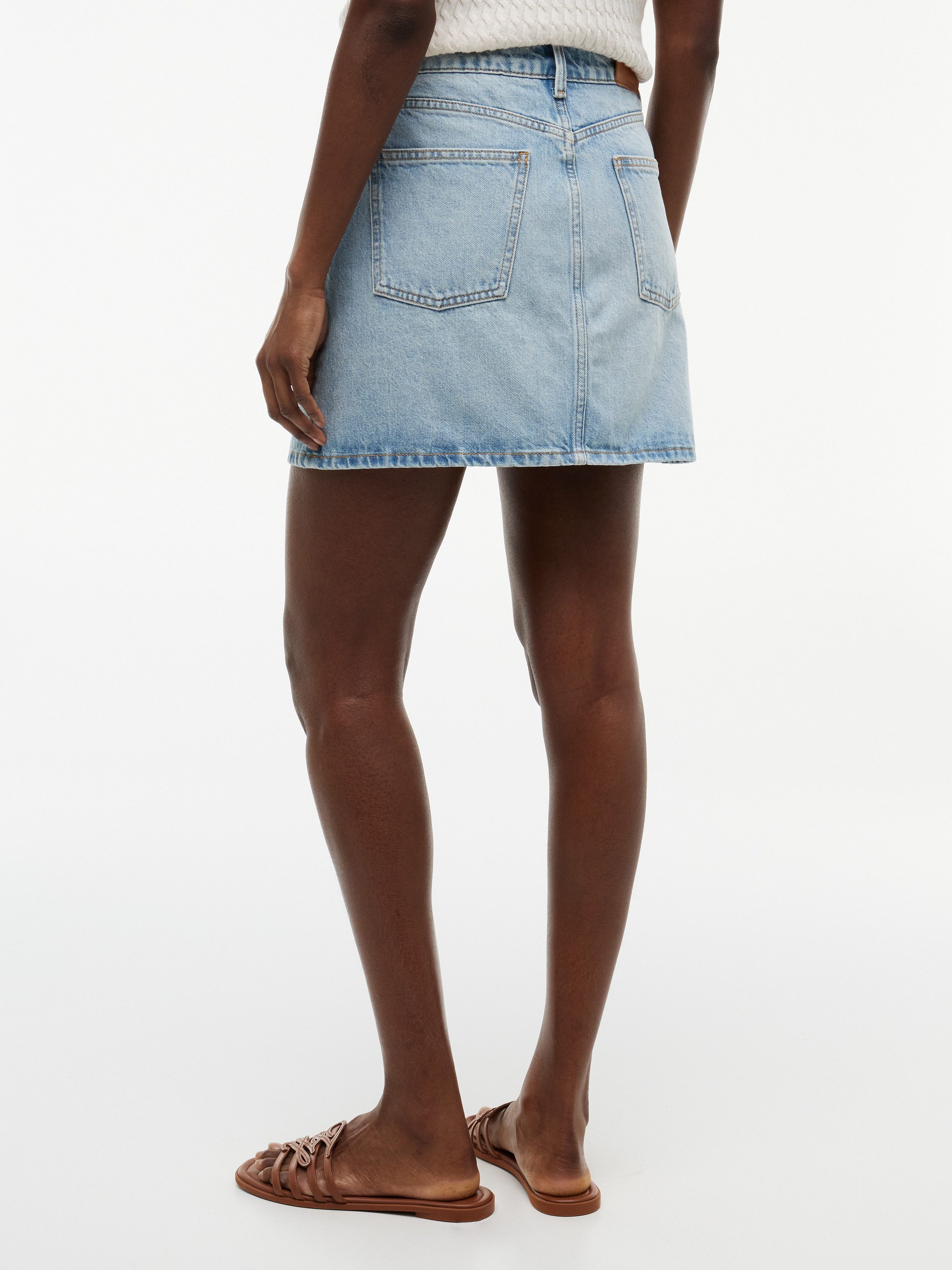 Tommy Hilfiger Jeansrock MINI SKIRT CAM LIGHT HW aus Baumwolle, high waist