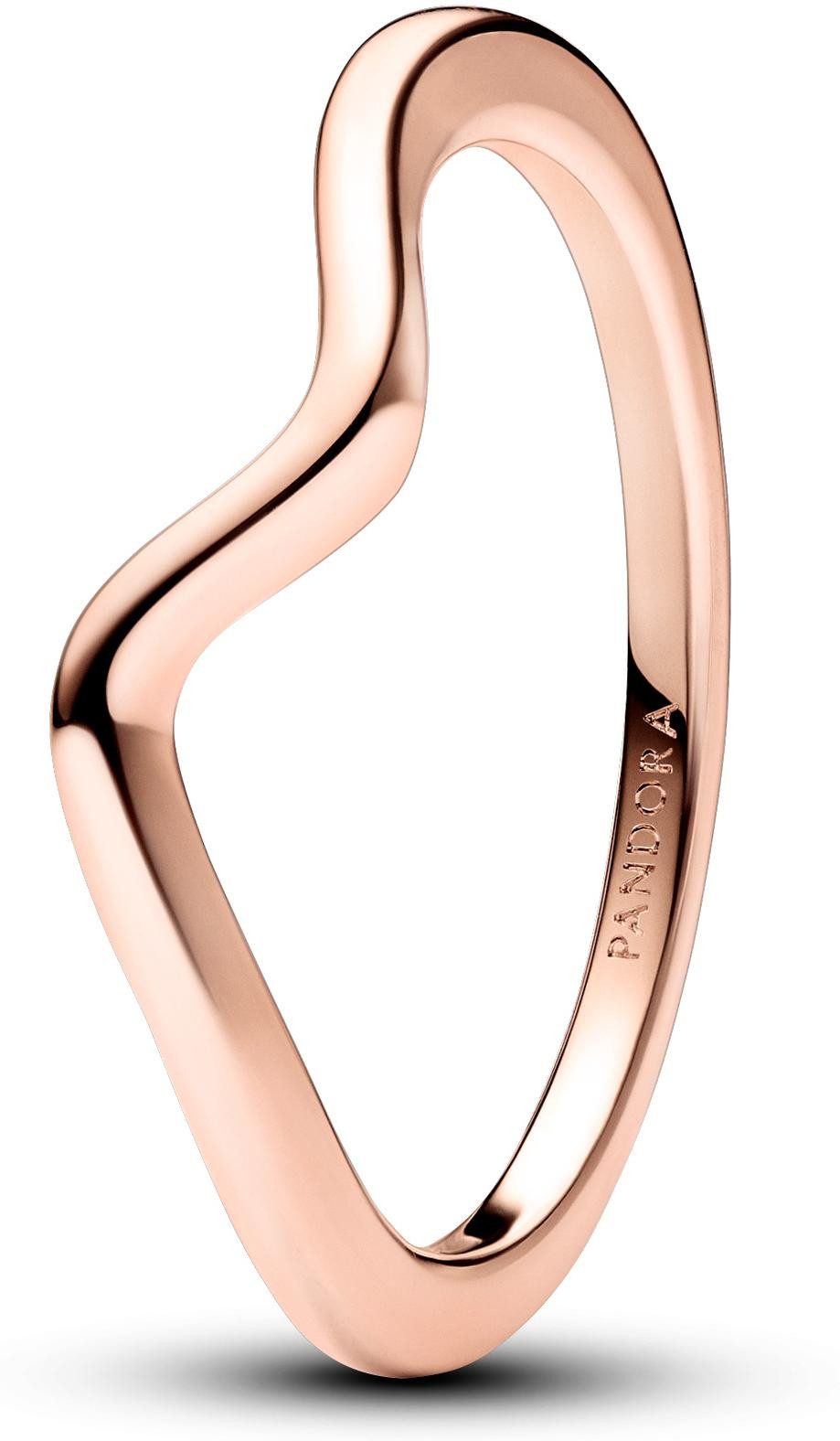 Pandora Fingerring Pandora Polierte Welle Ring 183095C00 Damenring günstig online kaufen