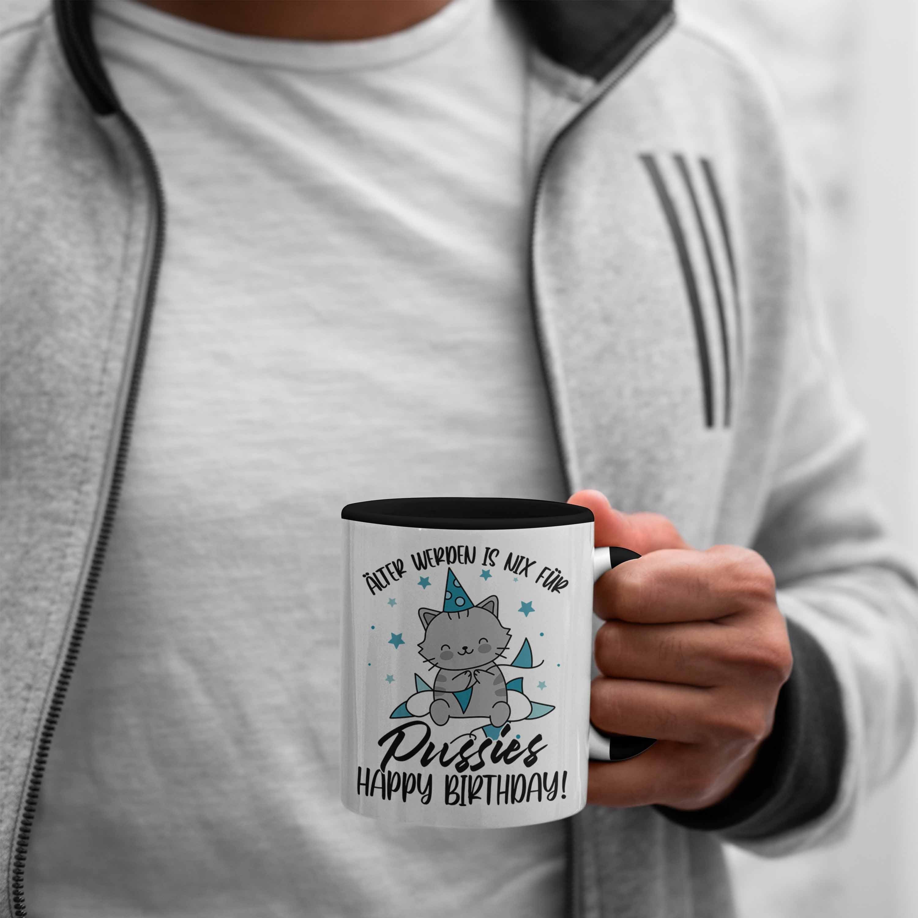 Geburtstag Tasse Spruch Trendation Älter Männer I Frauen Lustiger Werden Tasse Geschenk Schwarz