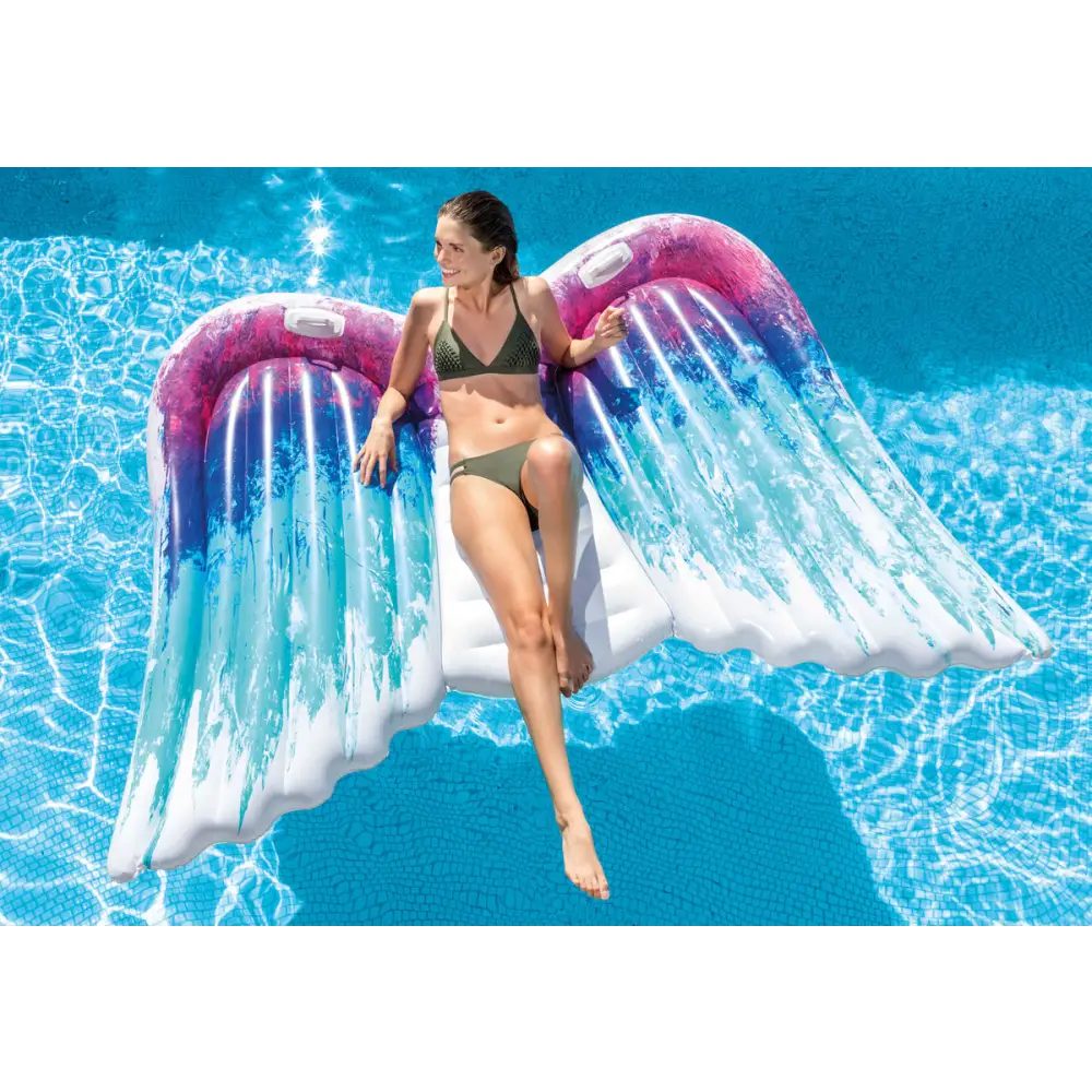 Luftmatratze Engelsflügel-Luftmatratze, Pool und Meer